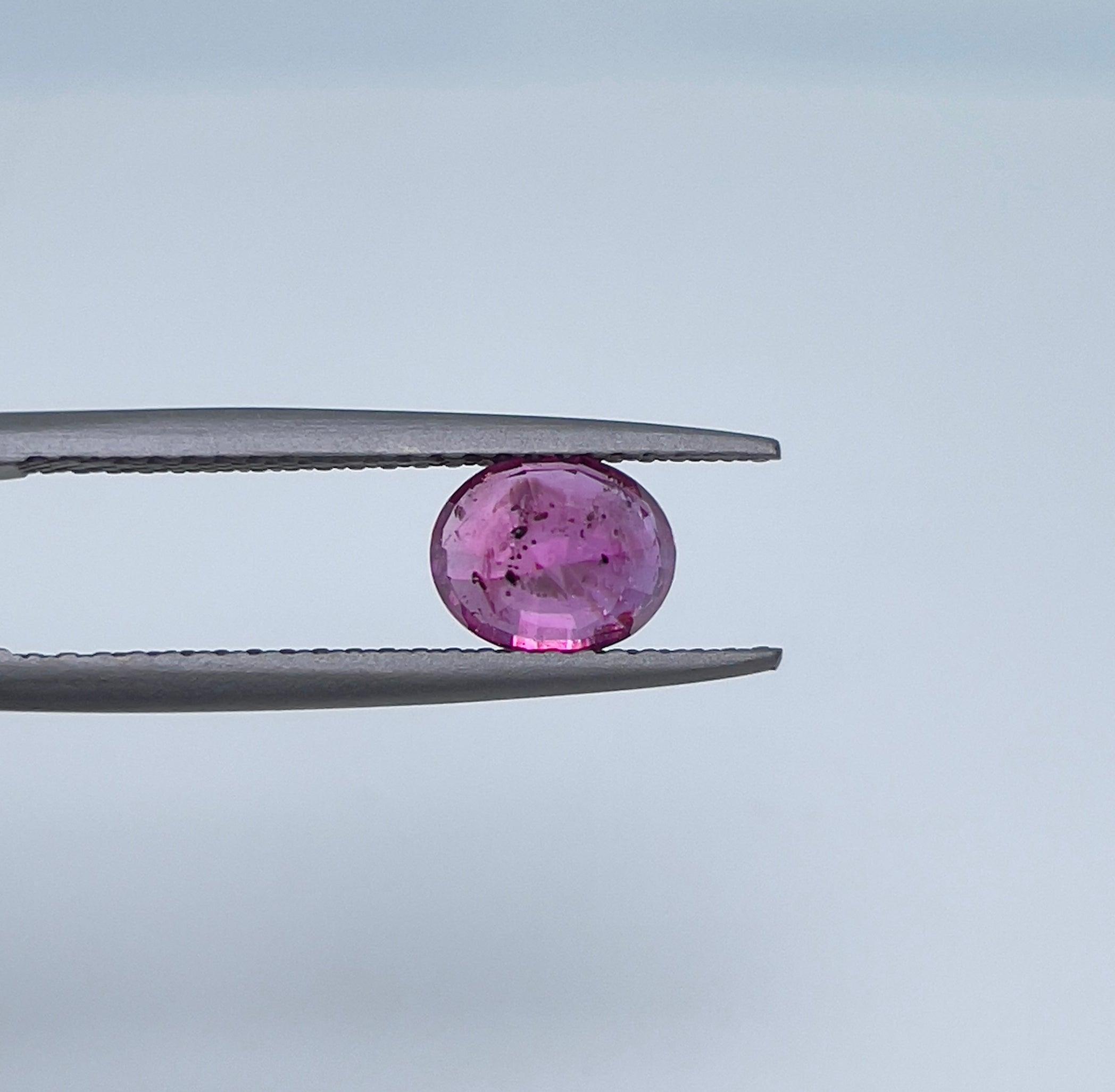 pink sapphire ring engagement