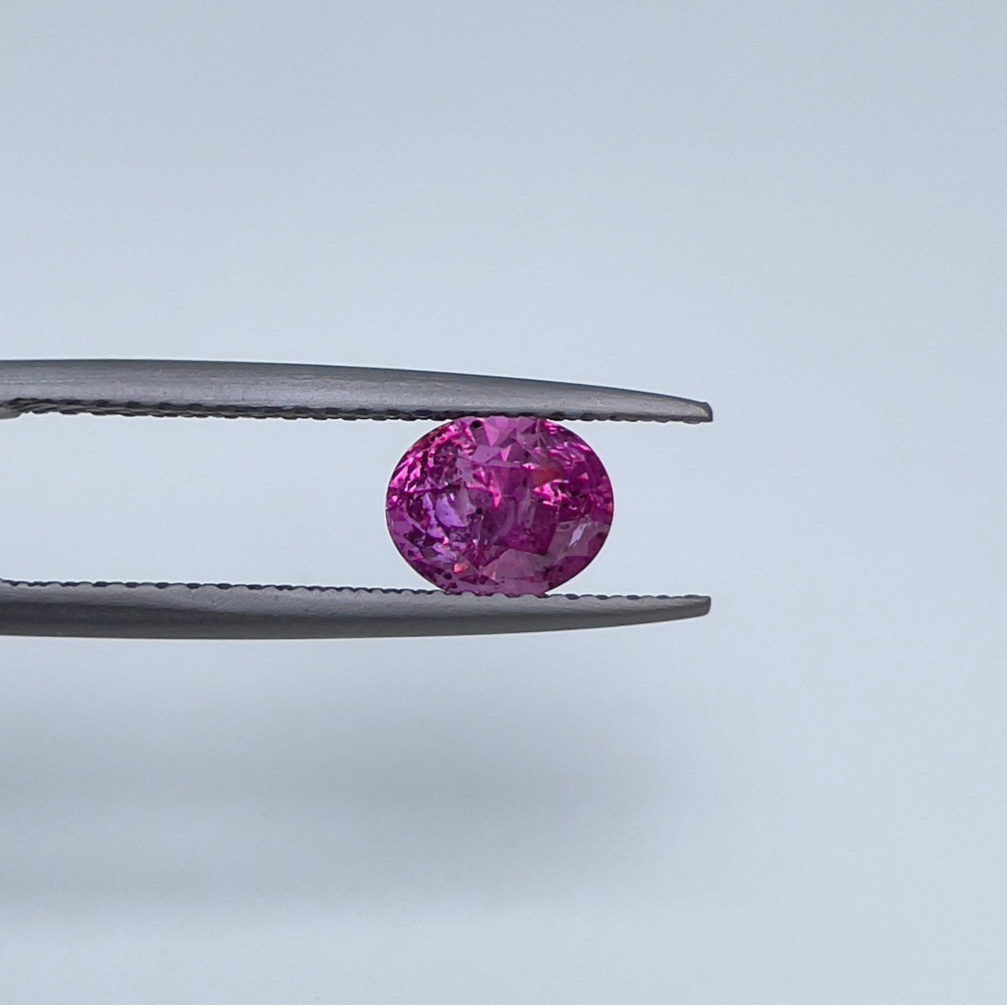 pink sapphire ring engagement