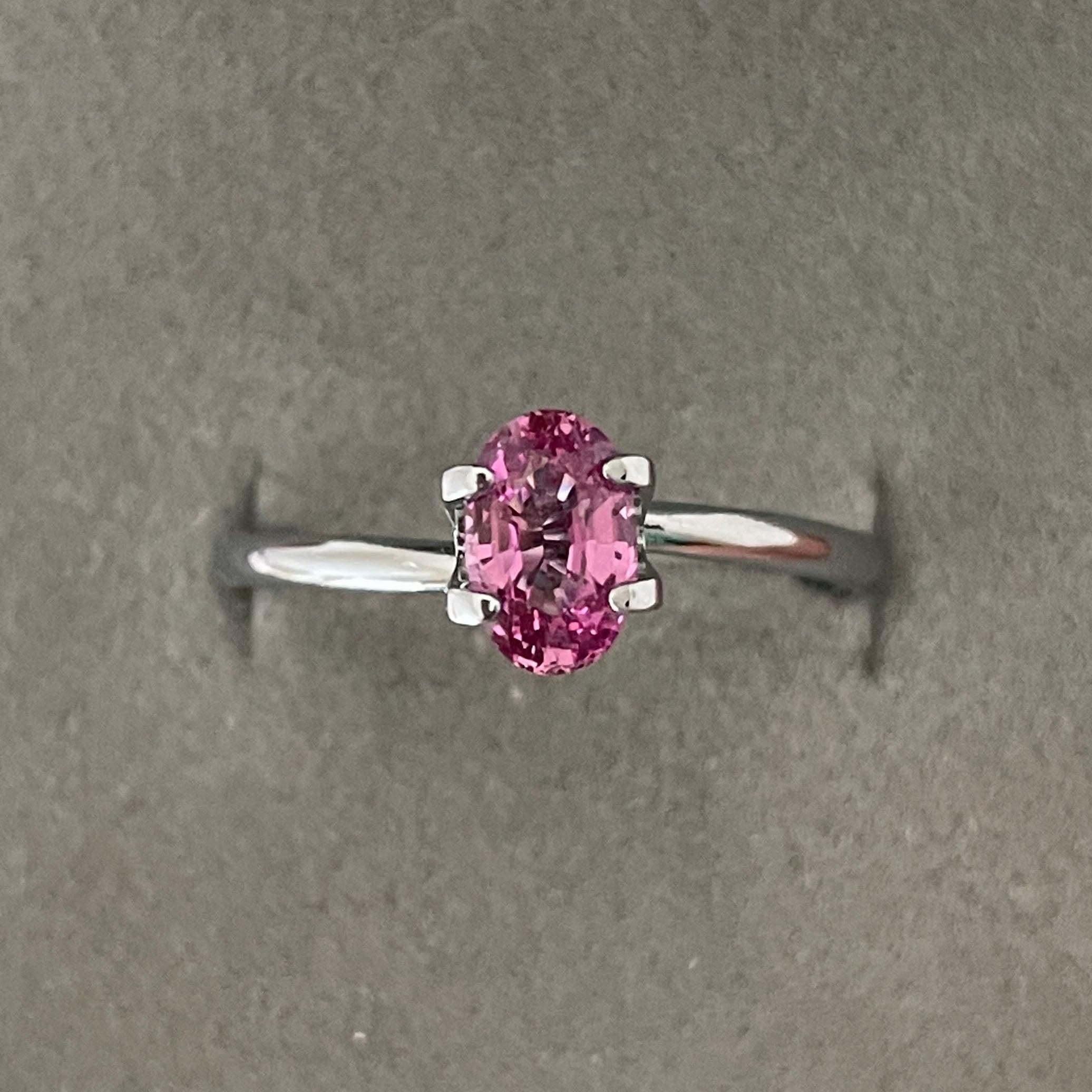 pink sapphire ring engagement