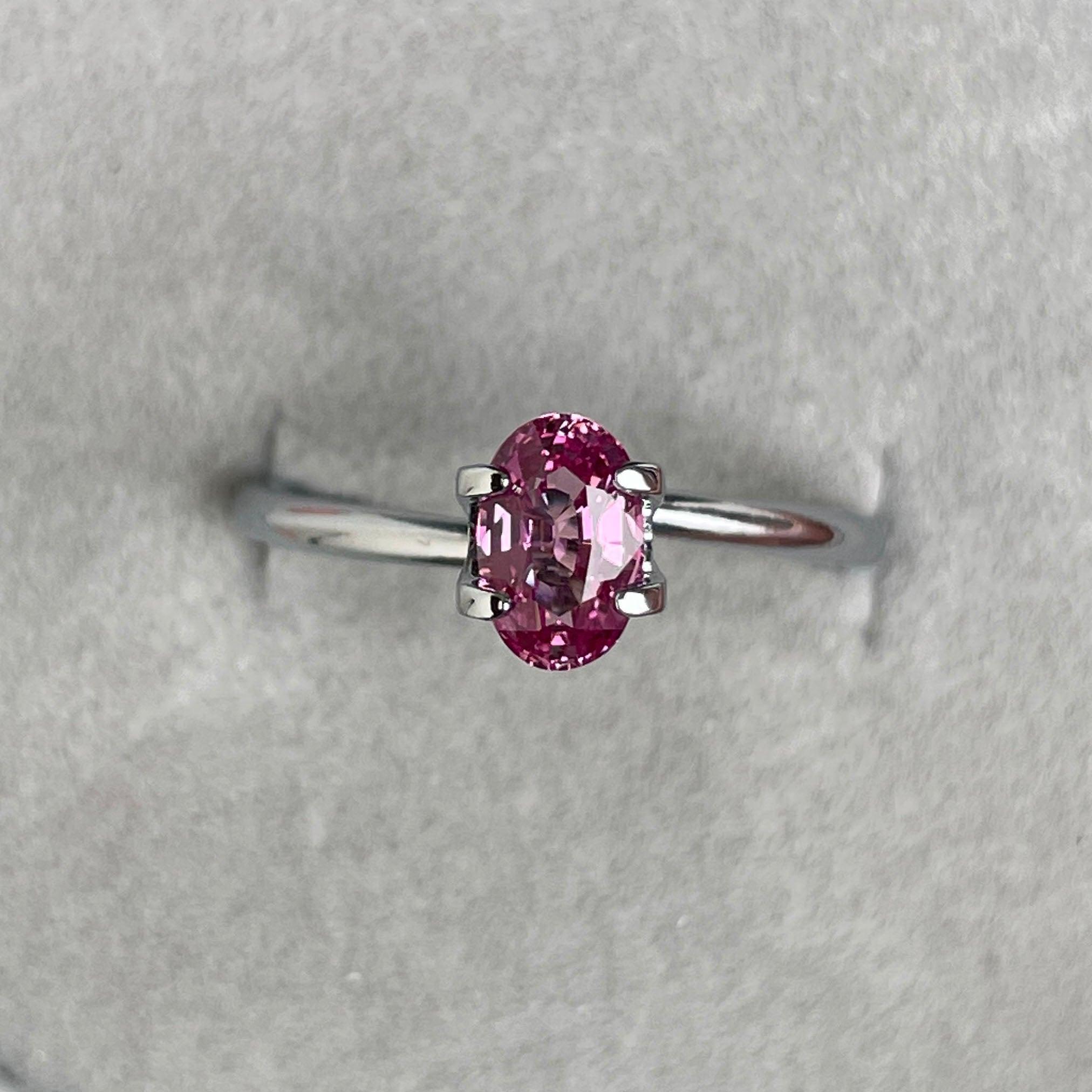 pink sapphire ring engagement