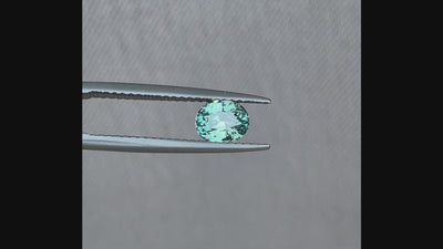 light green sapphire gemstone