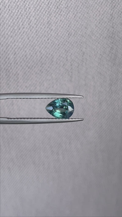natural blue green sapphire