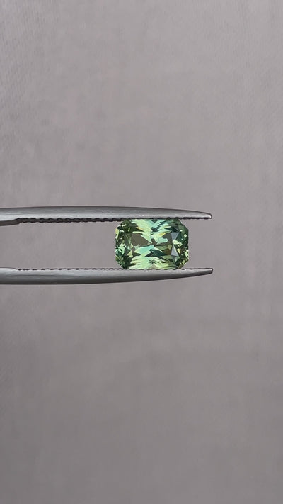 green sapphire loose gemstone 