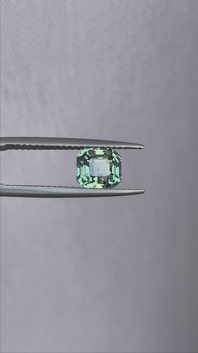 natural blue green sapphire