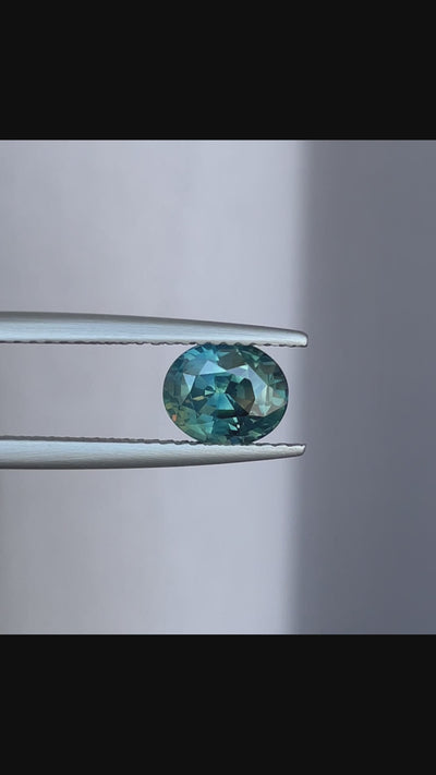 NATURAL GREEN SAPPHIRE OVAL 1.75