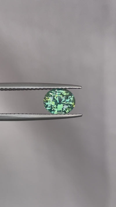 green sapphire loose gemstone 