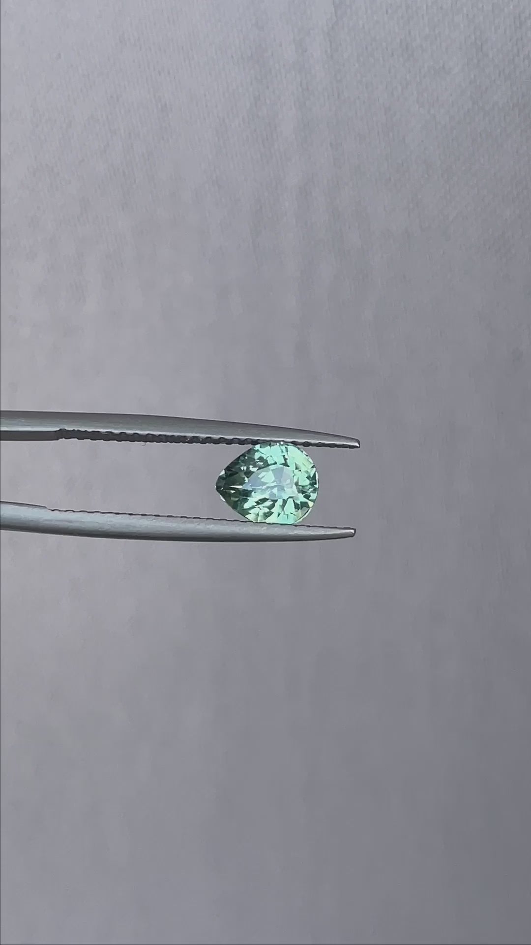 teal blue green parti sapphire pear drop cut gem 1.25 crt. Custom oval sapphire loose stone engagement wedding rings gifts for women, mom and her.