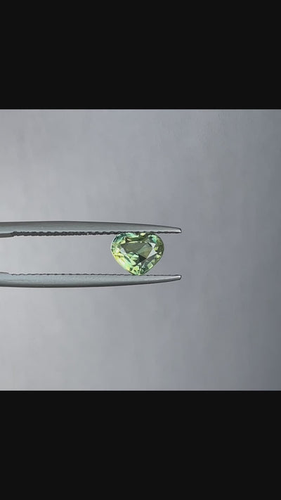 natural blue green sapphire