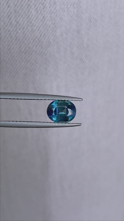 natural blue green sapphire