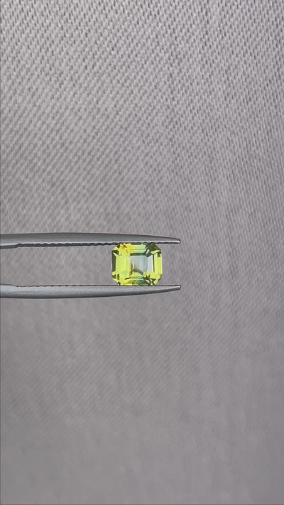 light green sapphire gemstone