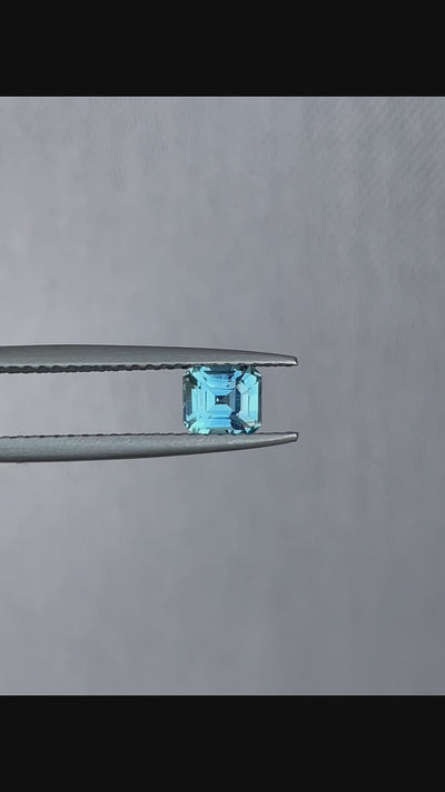 Neon Blue Sapphire Ring