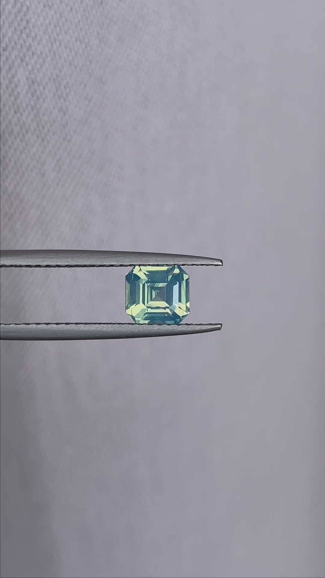light green sapphire gemstone