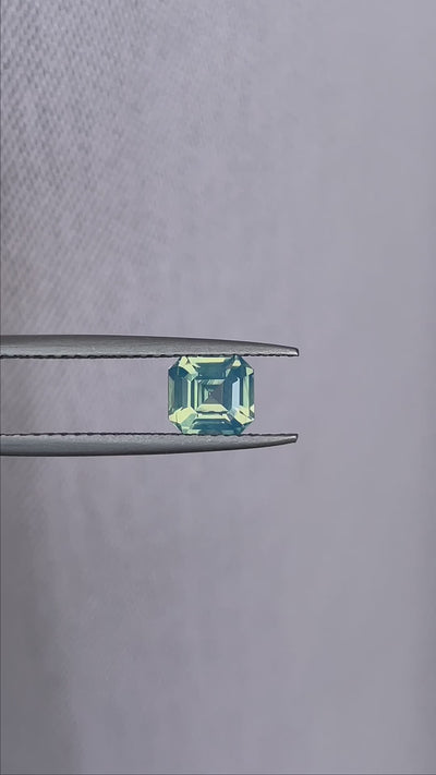 light green sapphire gemstone