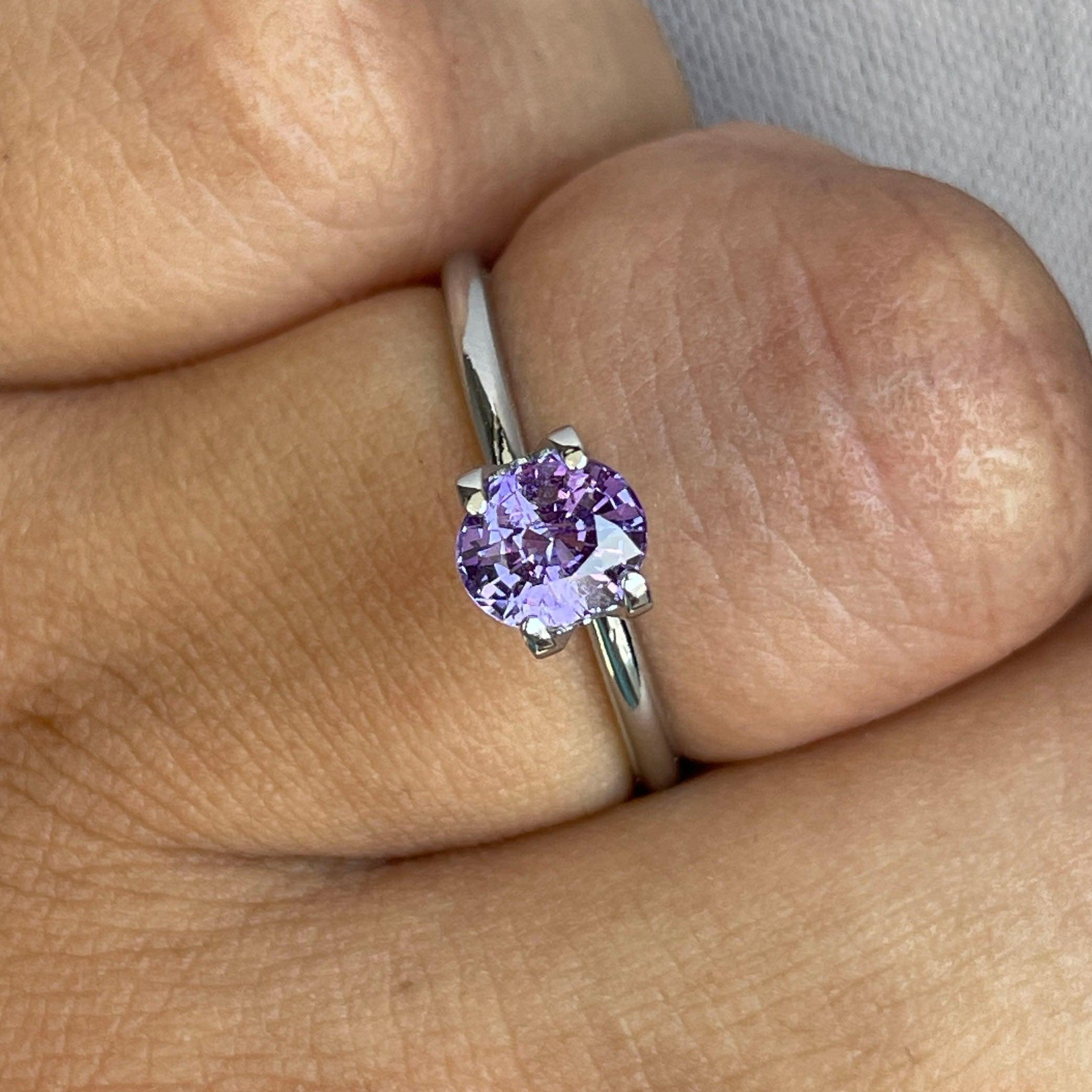 purple sapphire engagement rings