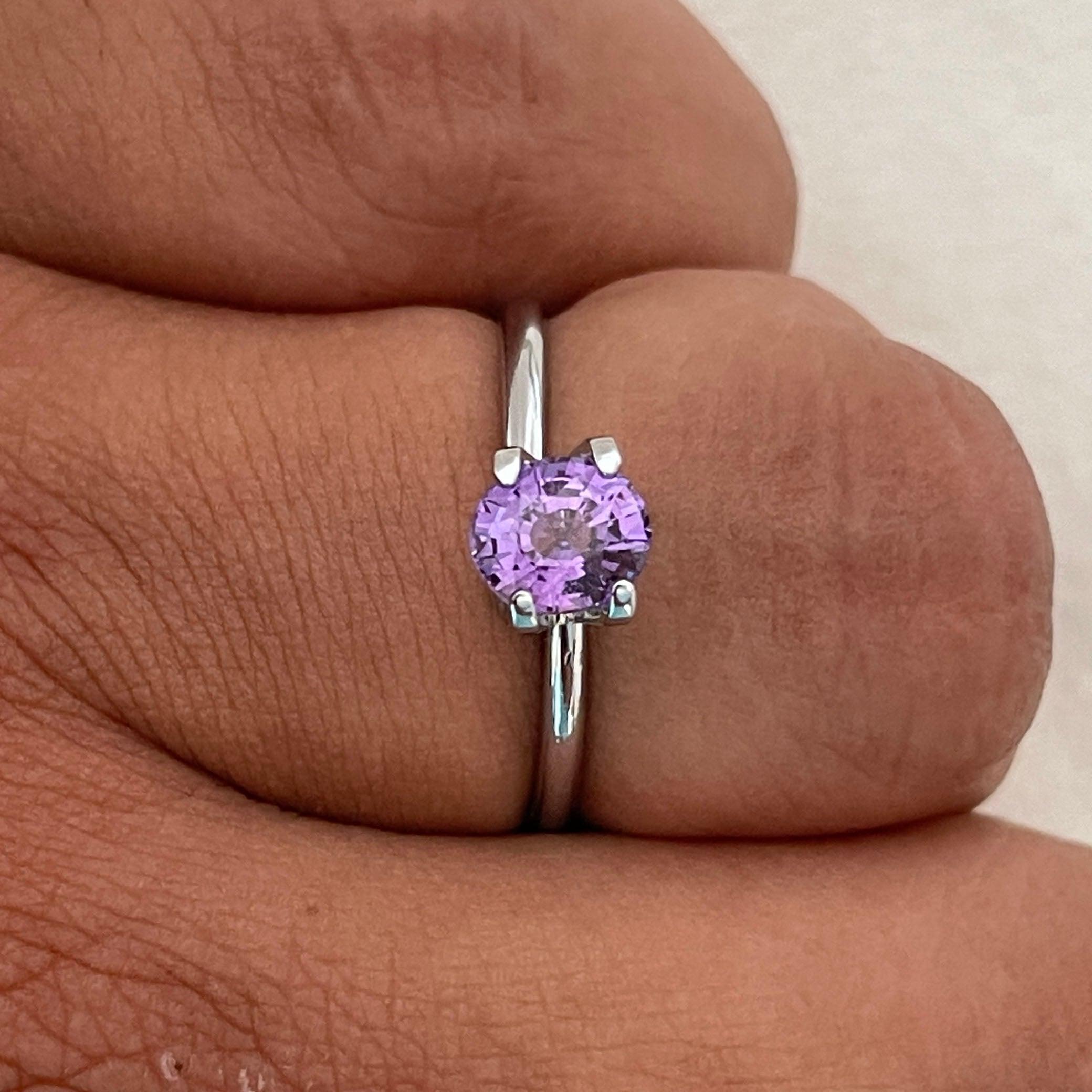 purple sapphire engagement rings