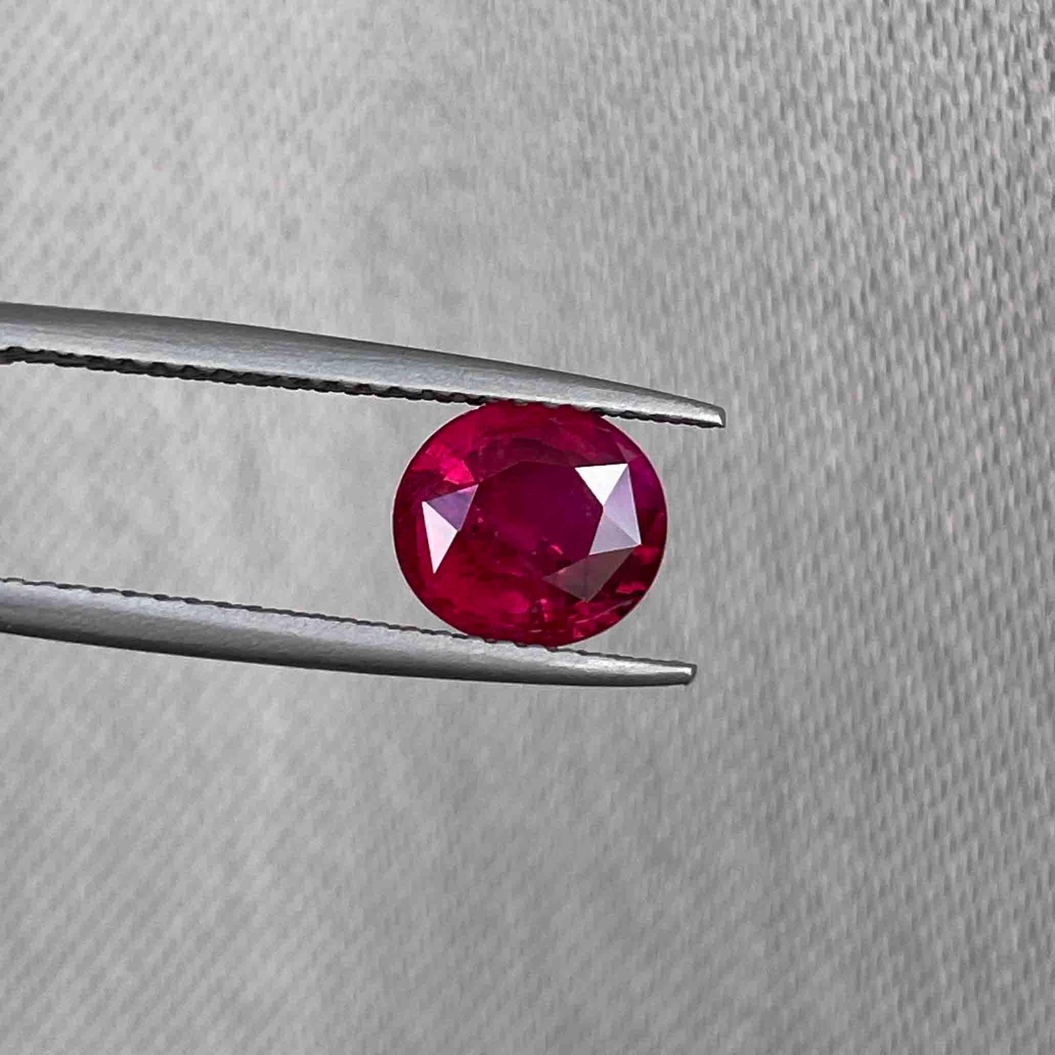 ruby stone with ring