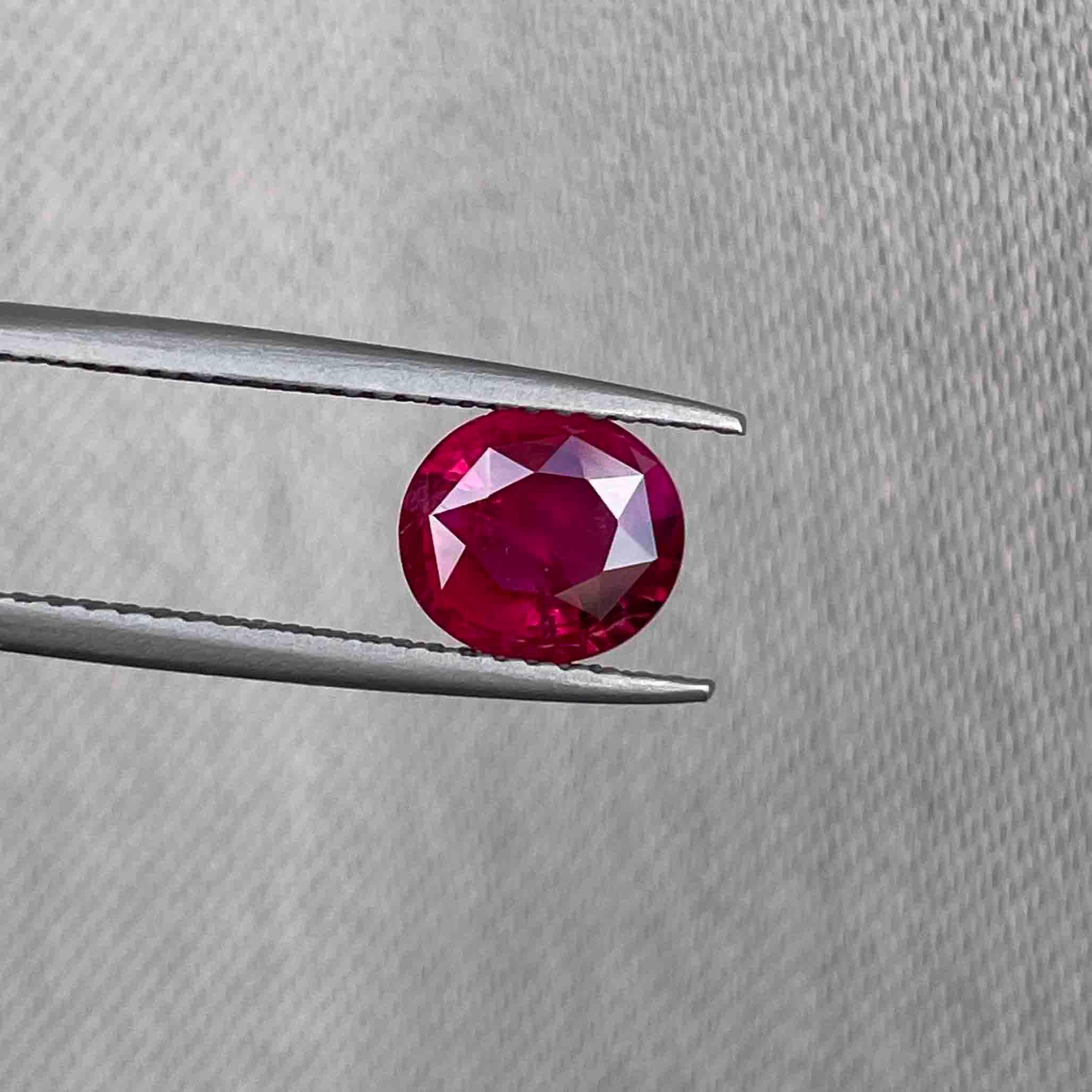 ruby stone with ring
