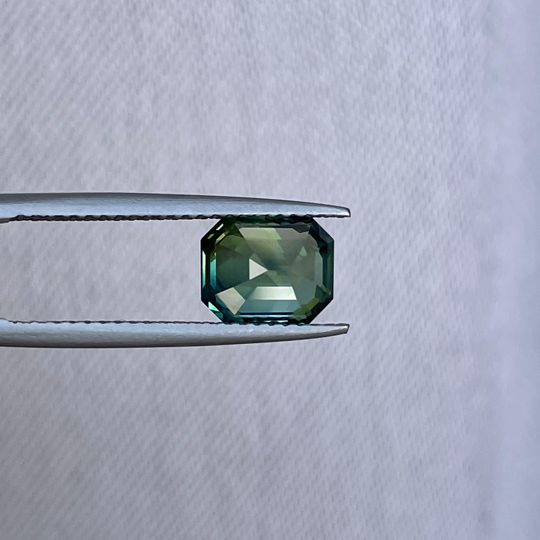teal blue green gemstone sapphire