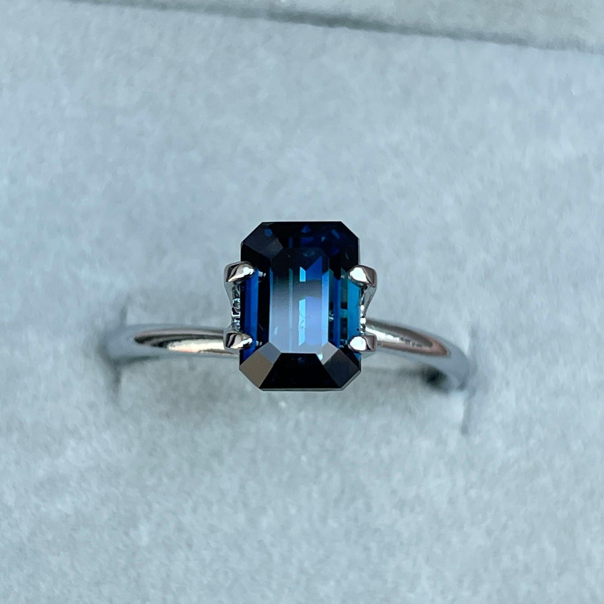 teal blue green gemstone sapphire