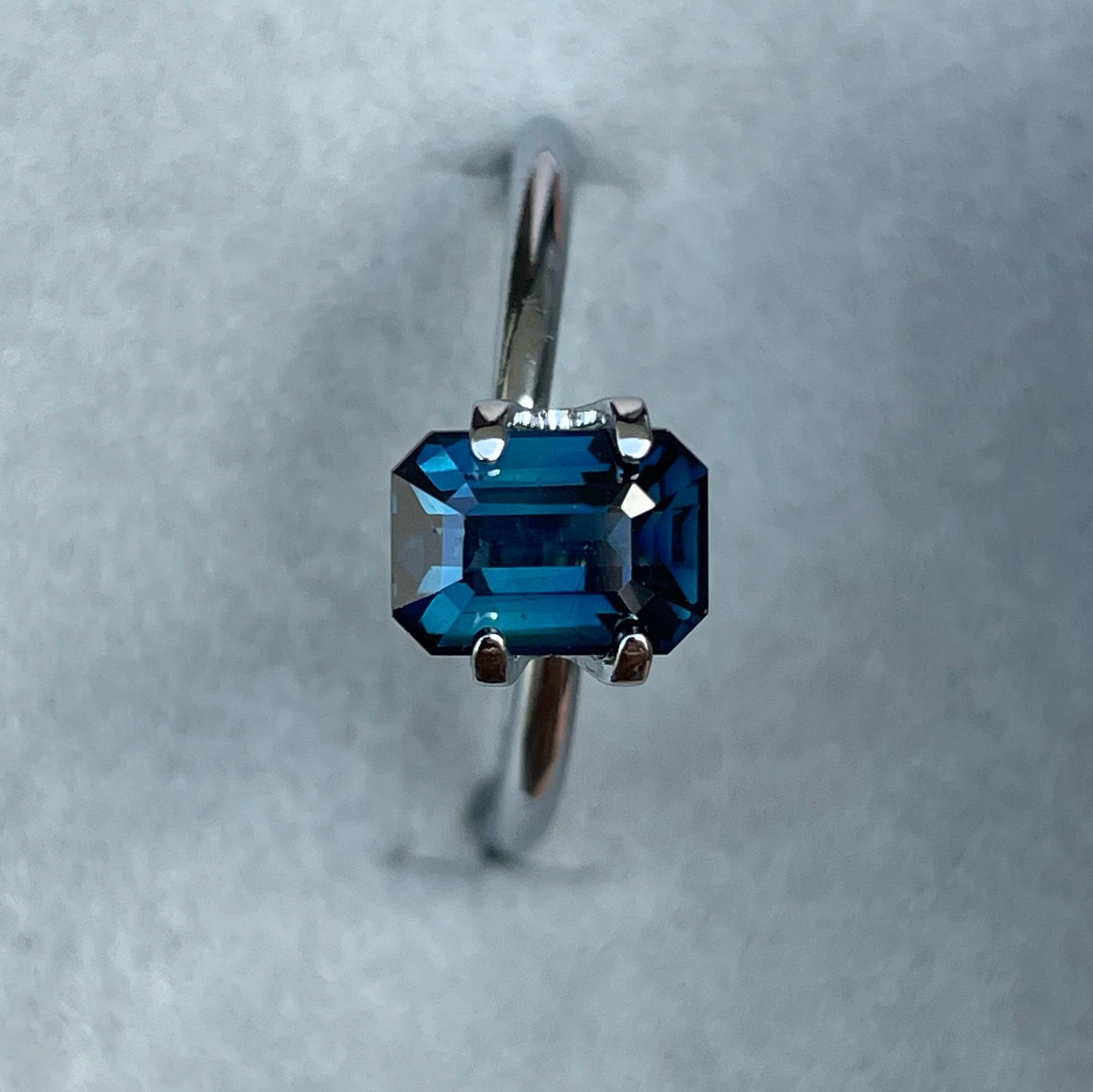 teal sapphire engagement rings