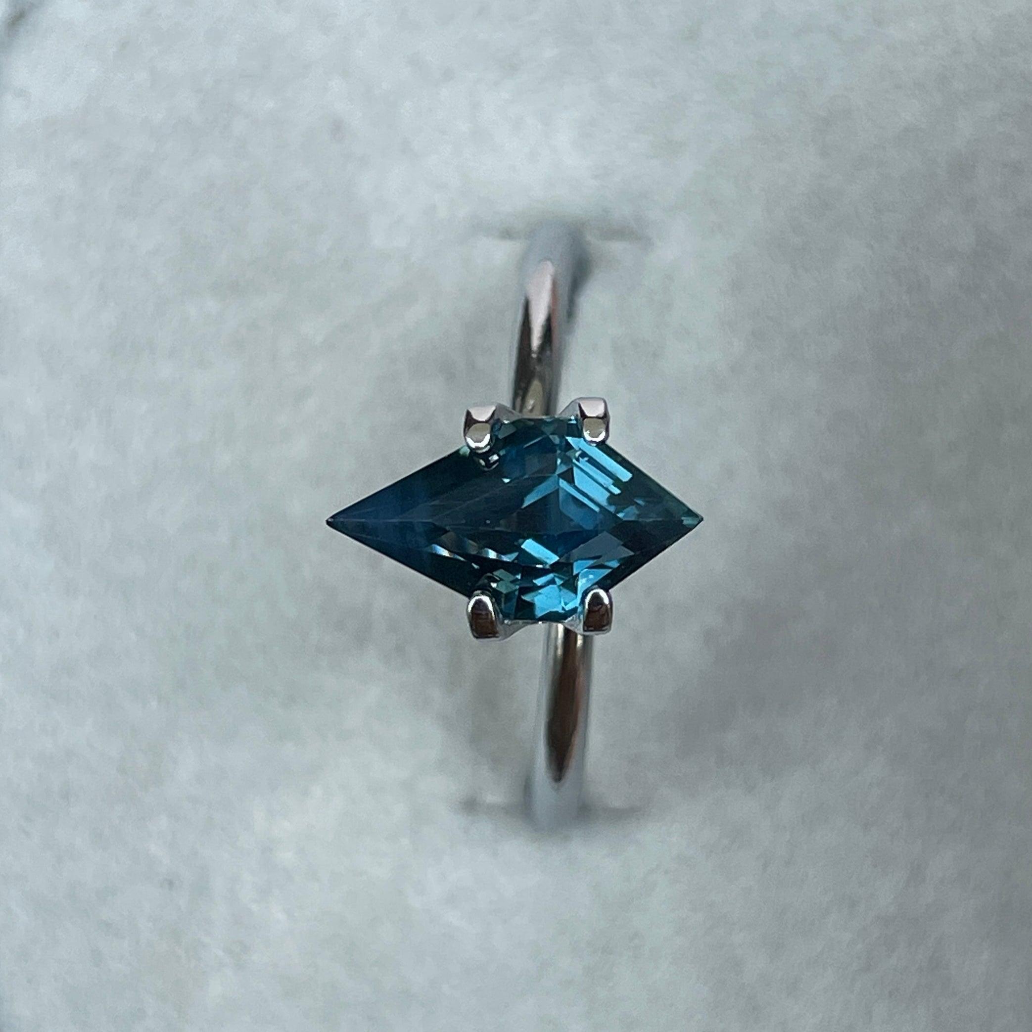 teal sapphire engagement rings