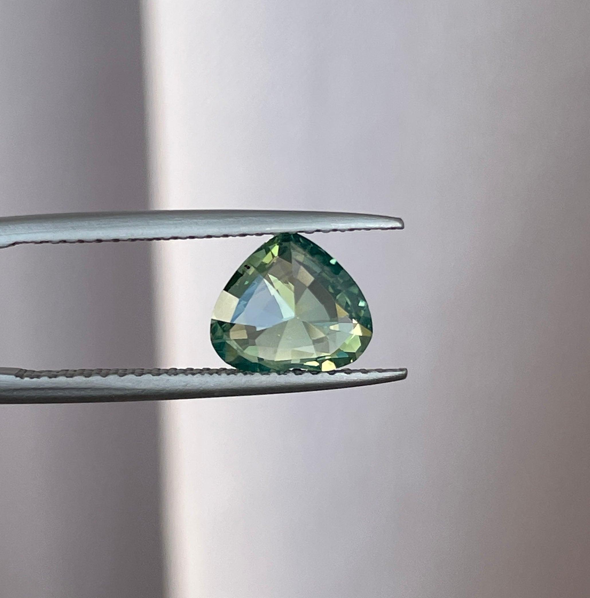 teal sapphire engagement rings