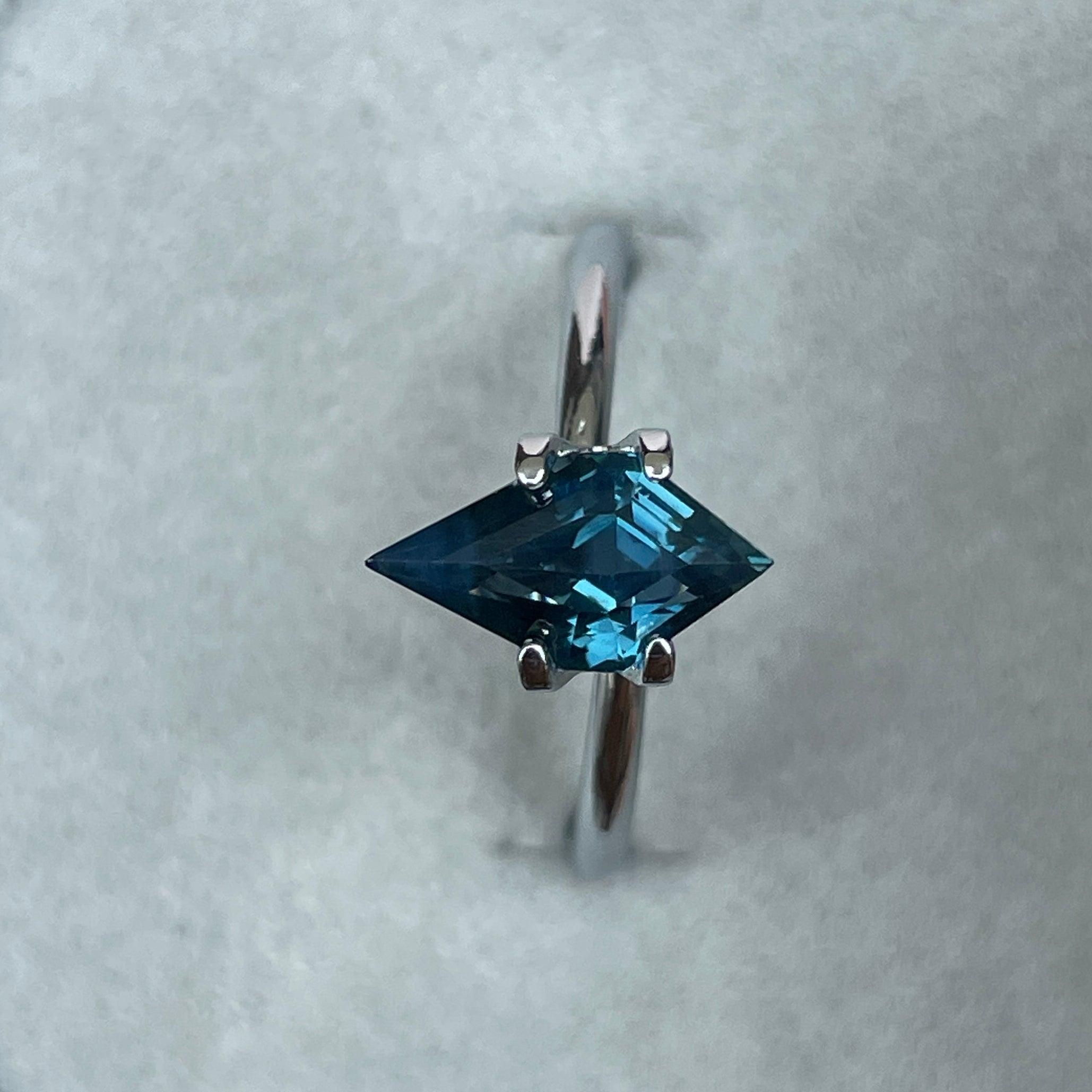 teal sapphire engagement rings