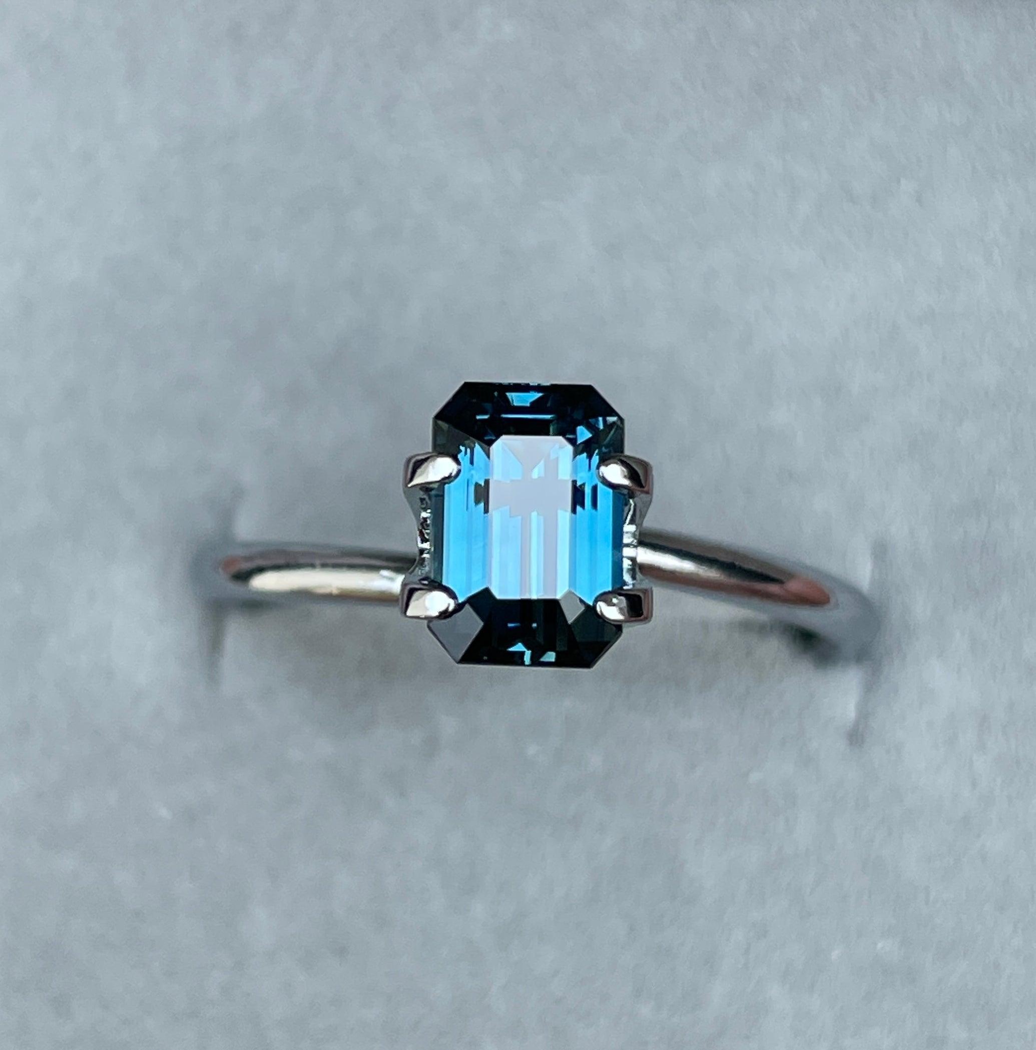 teal sapphire engagement rings