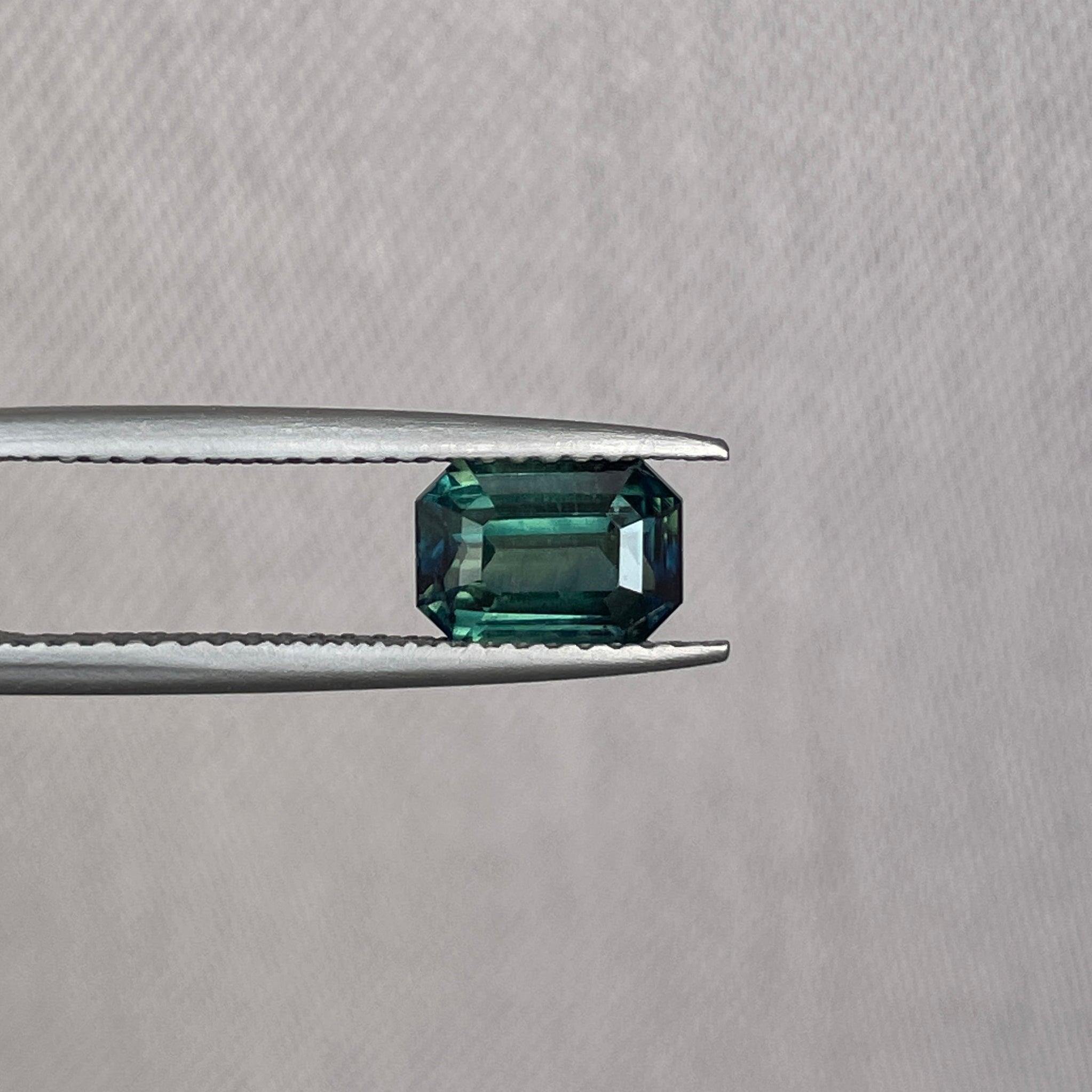 teal sapphire engagement rings