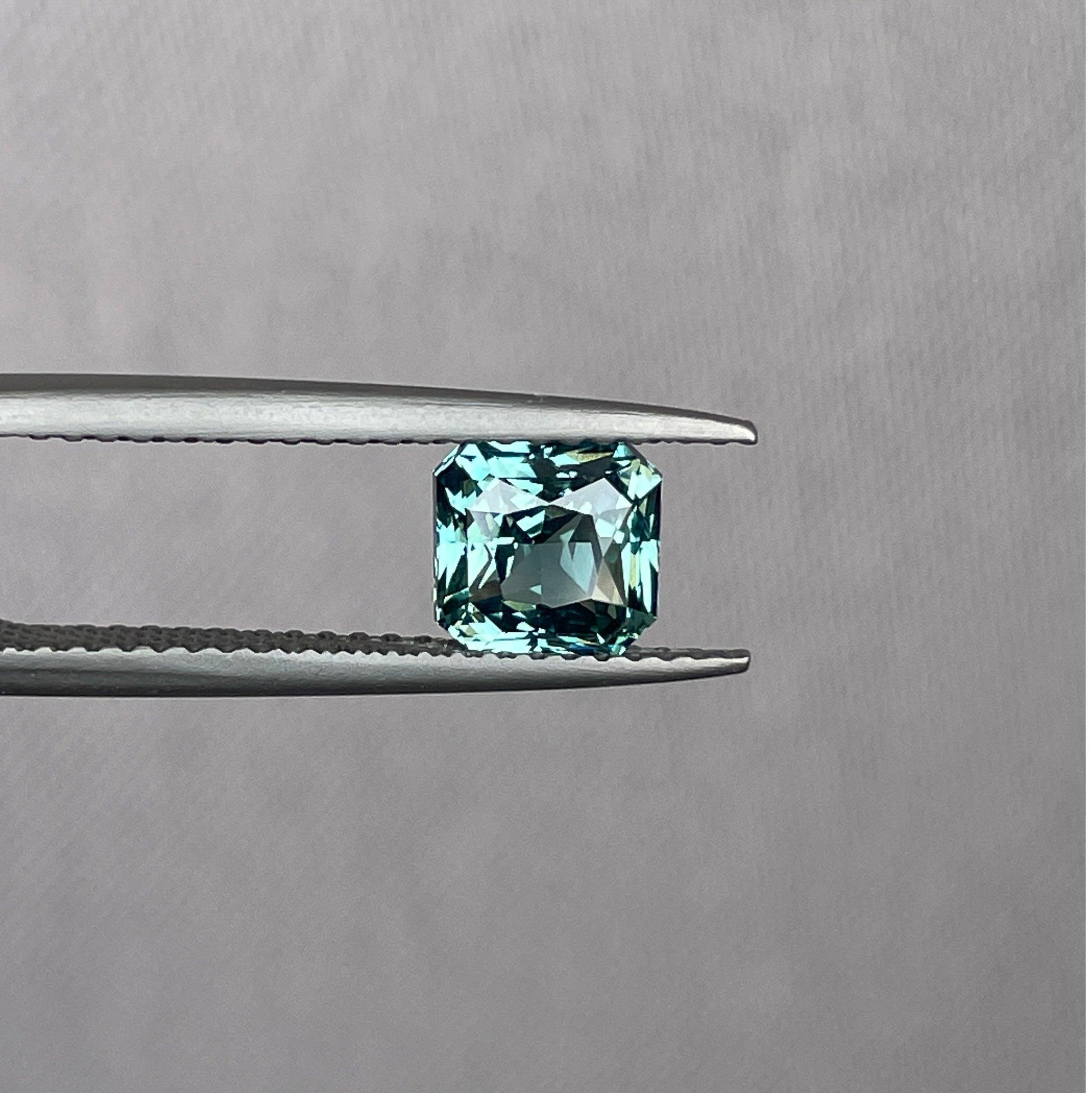 teal sapphire engagement rings