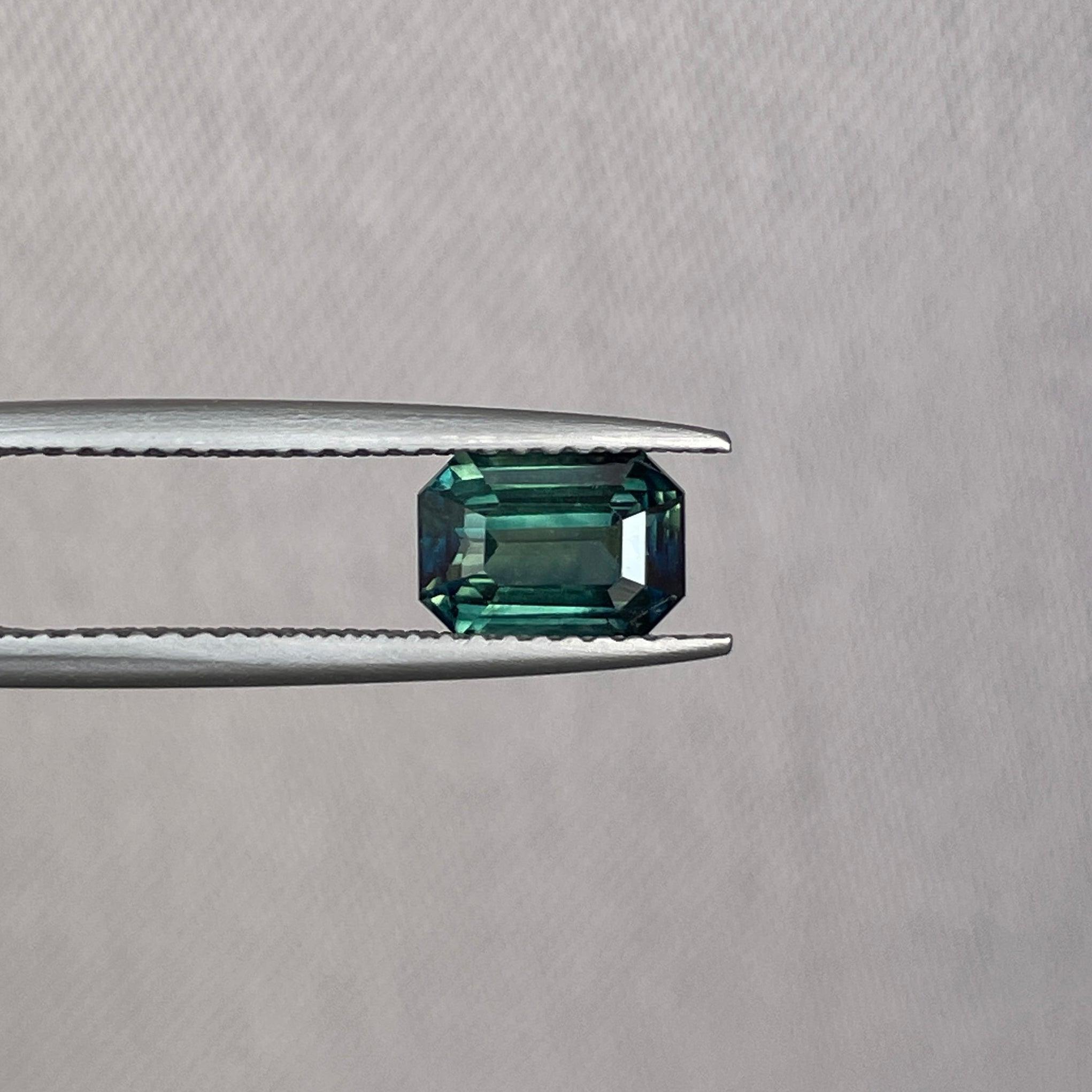 teal sapphire engagement rings