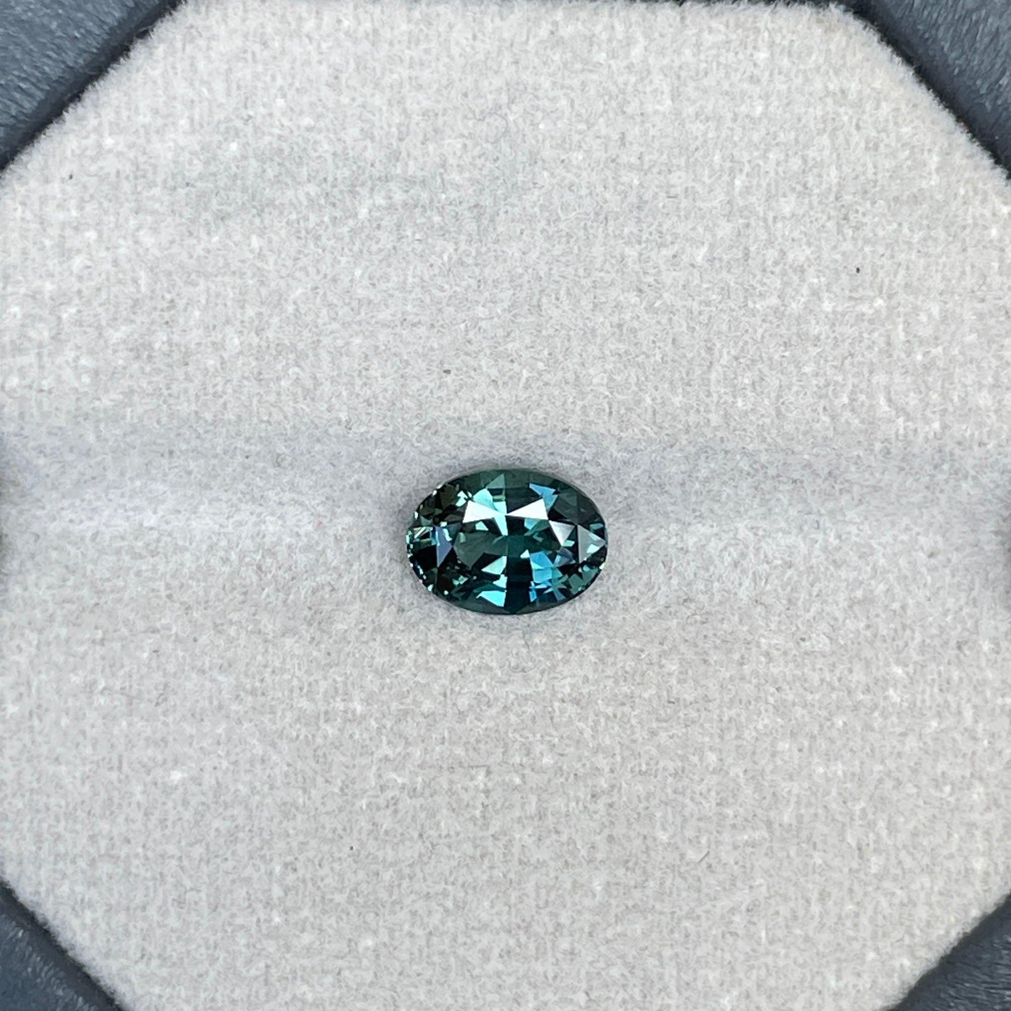 teal sapphire engagement rings