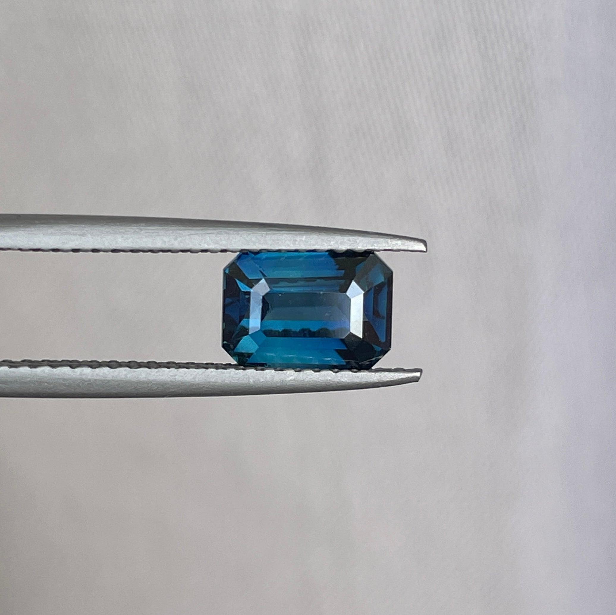 teal sapphire engagement rings