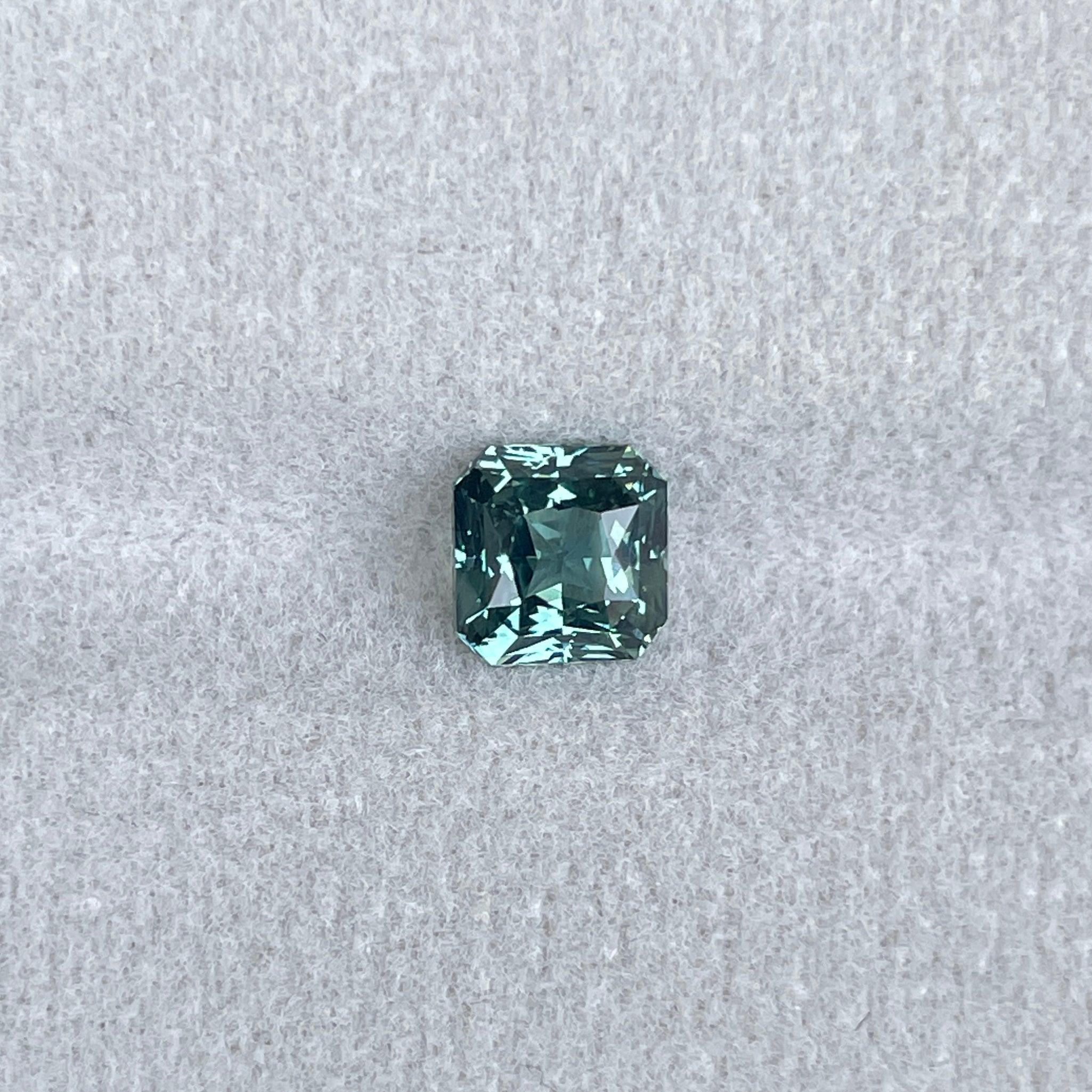 teal sapphire engagement rings