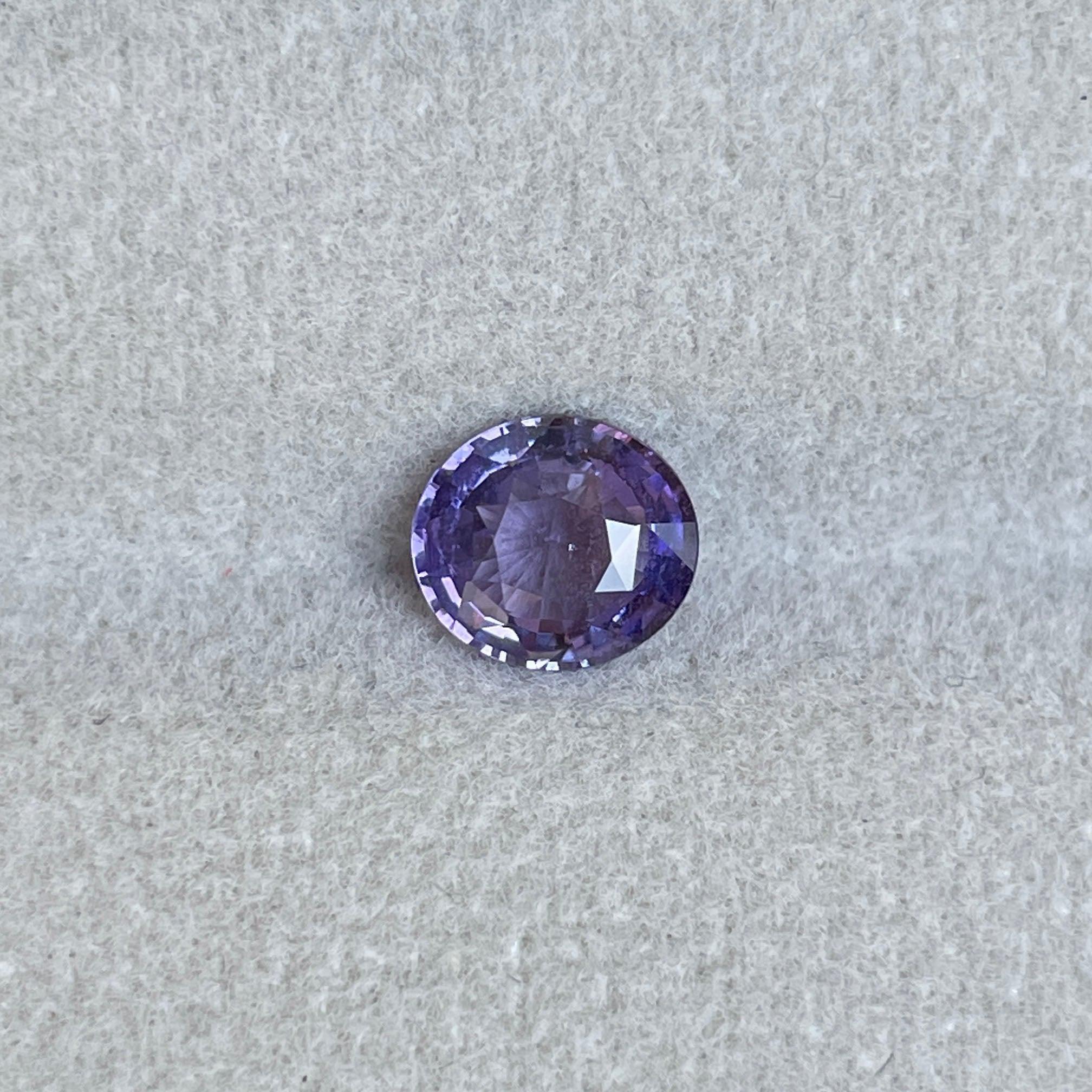 violet sapphire gemstone