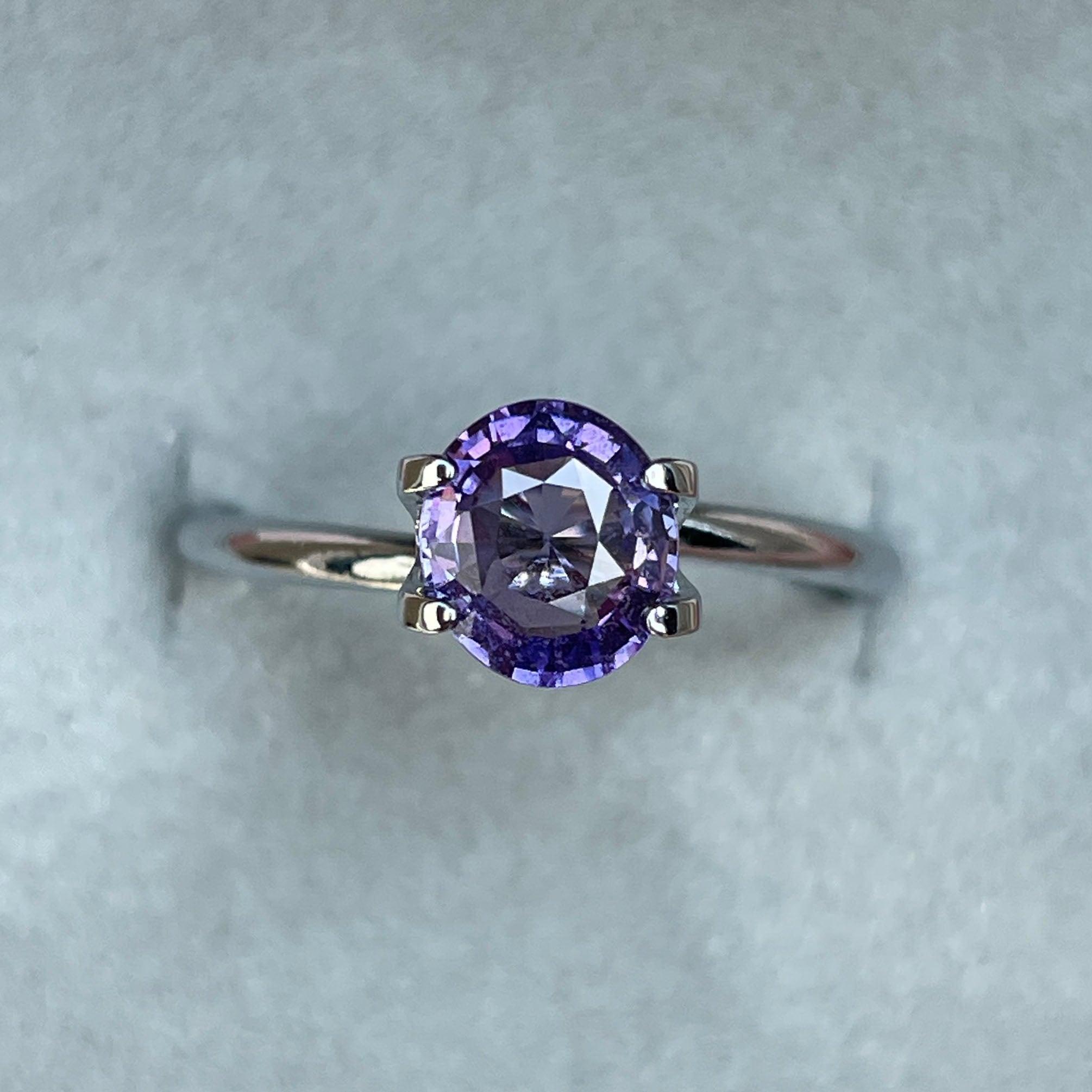 violet sapphire gemstone