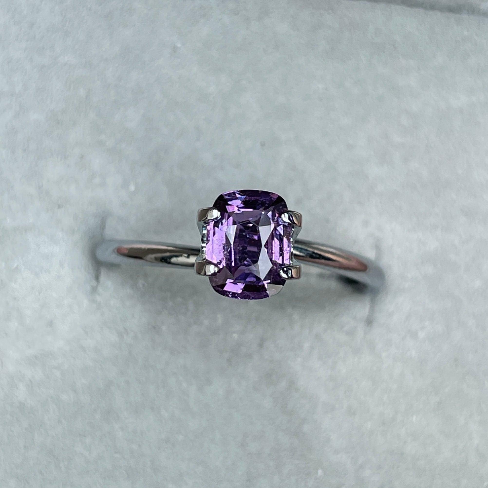 violet sapphire gemstone