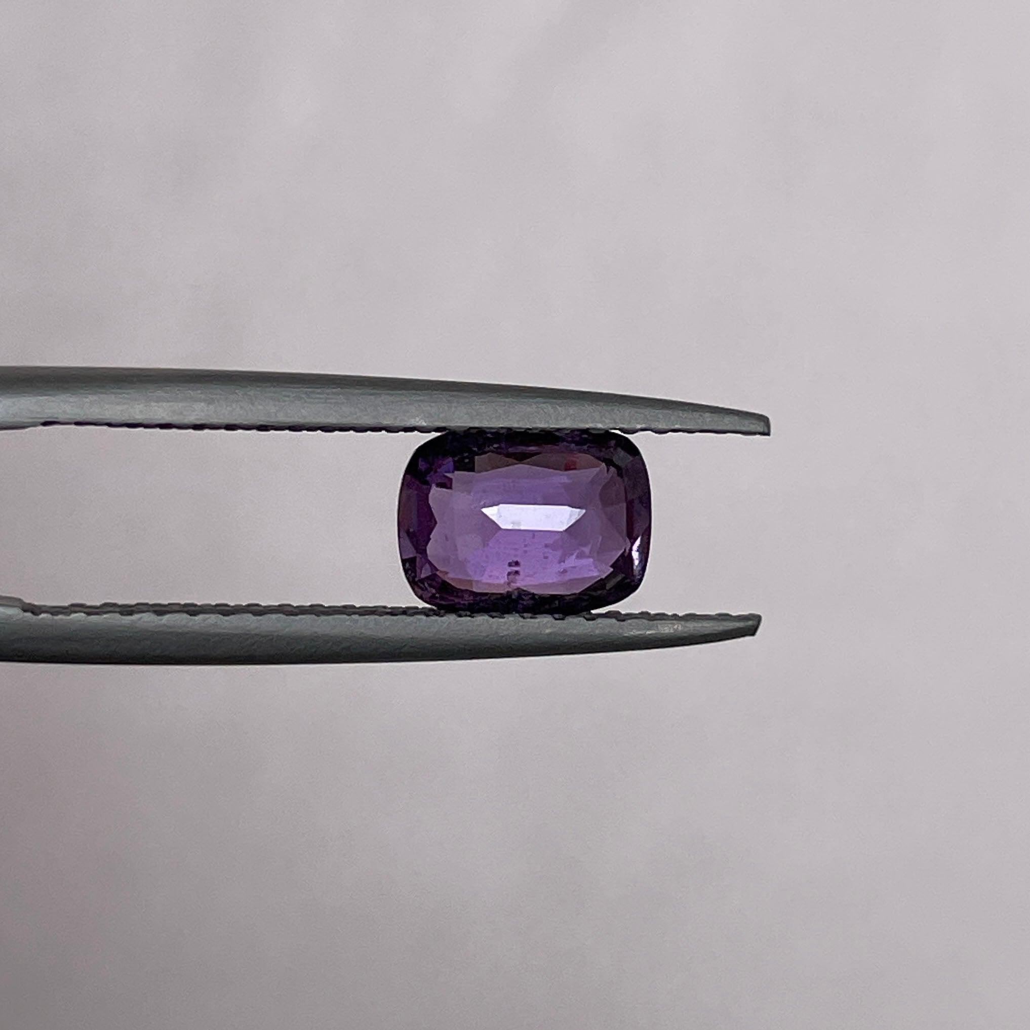 violet sapphire gemstone