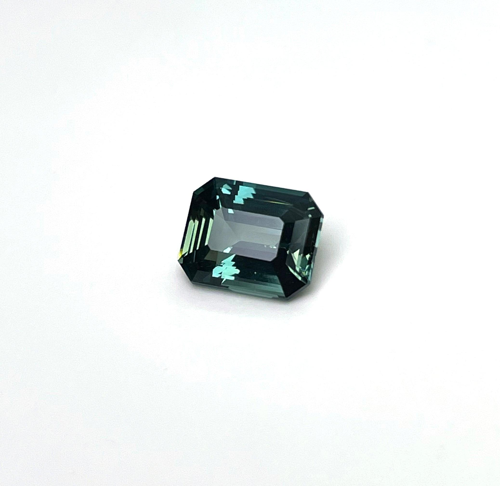 1.68 carat Teal/ Parti Sapphire is well cut to bring out the best colour and luster - NASHGEMS
