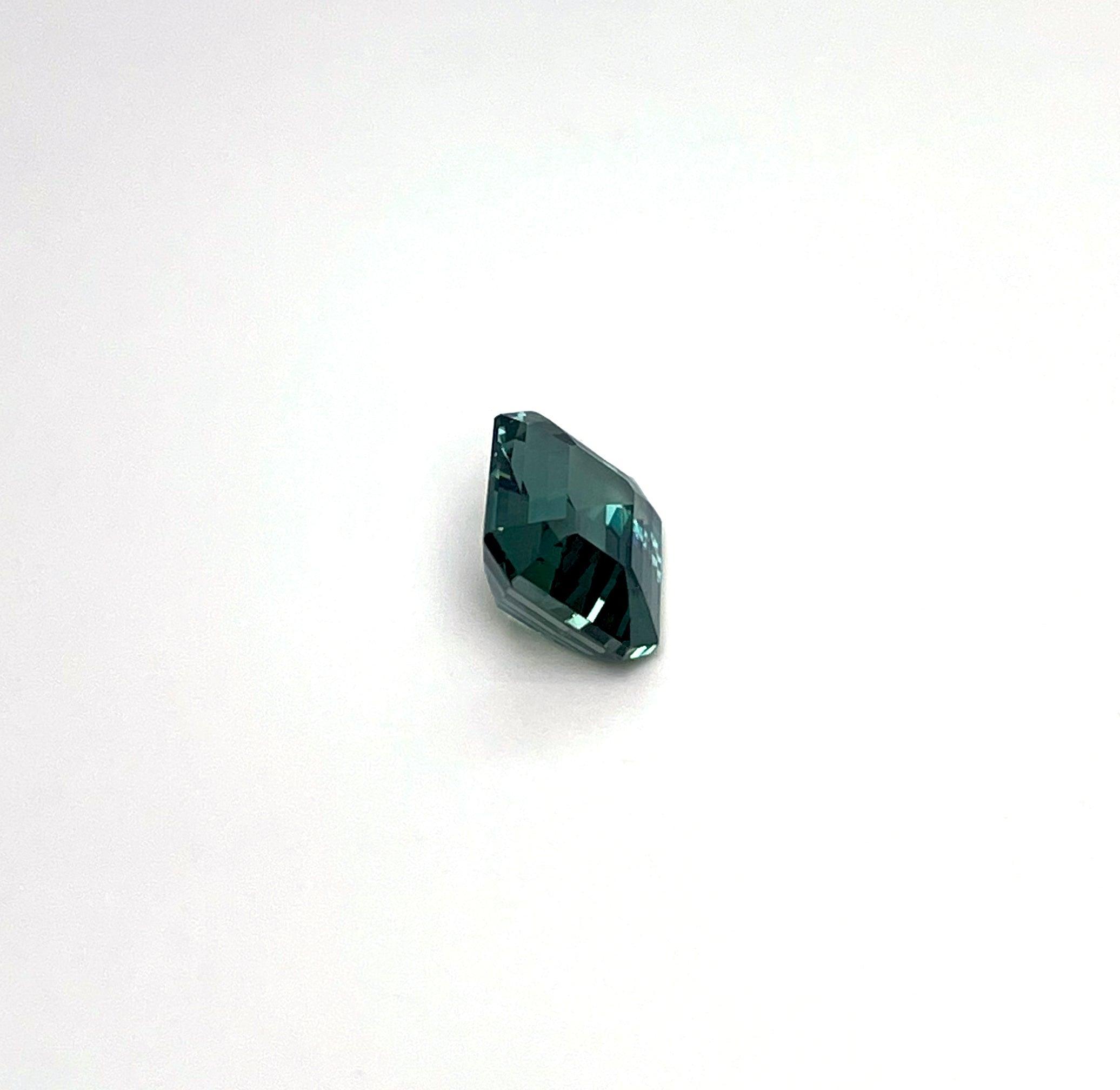 1.68 carat Teal/ Parti Sapphire is well cut to bring out the best colour and luster - NASHGEMS