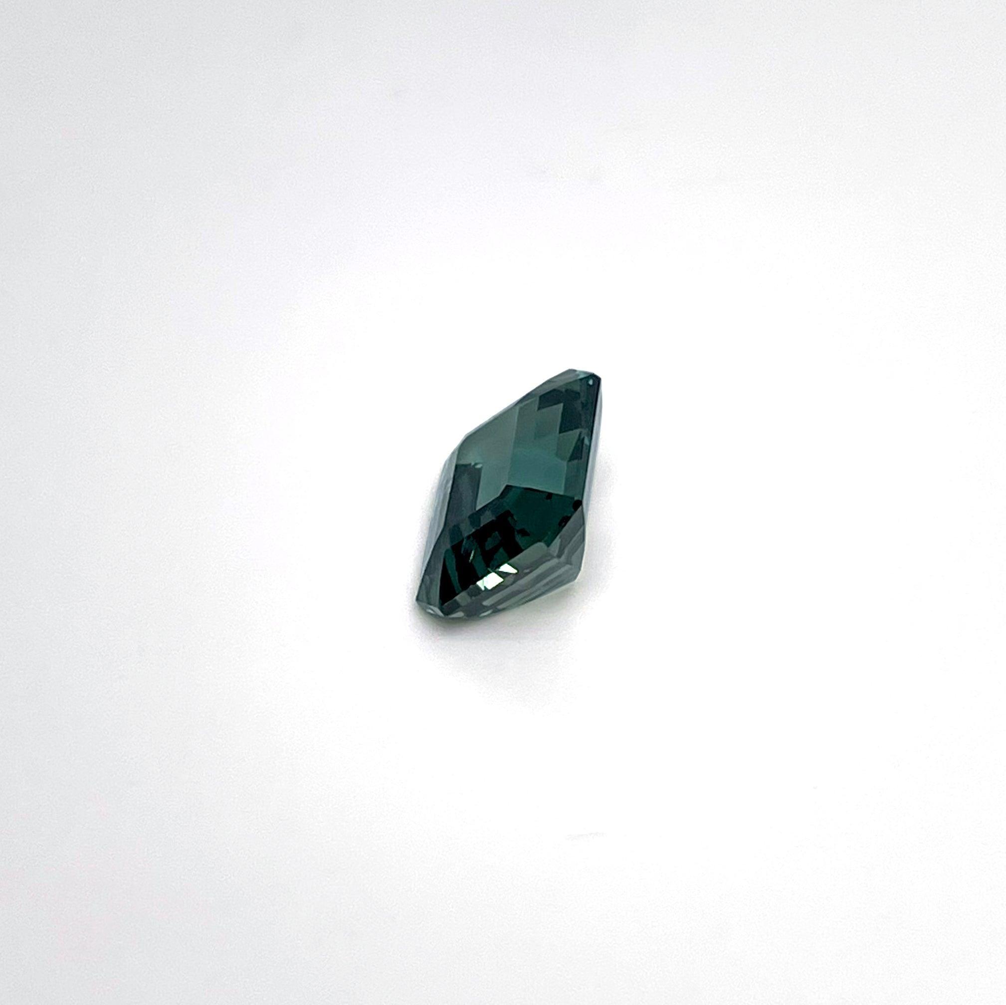 1.68 carat Teal/ Parti Sapphire is well cut to bring out the best colour and luster - NASHGEMS
