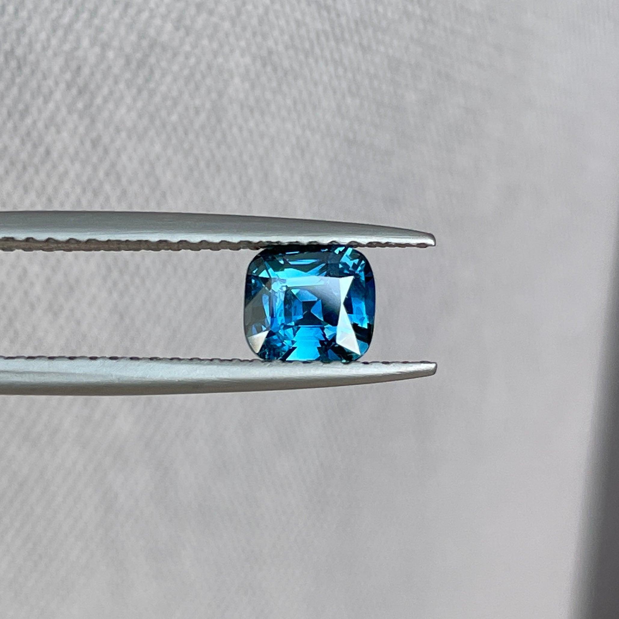 Natural Teal Sapphire