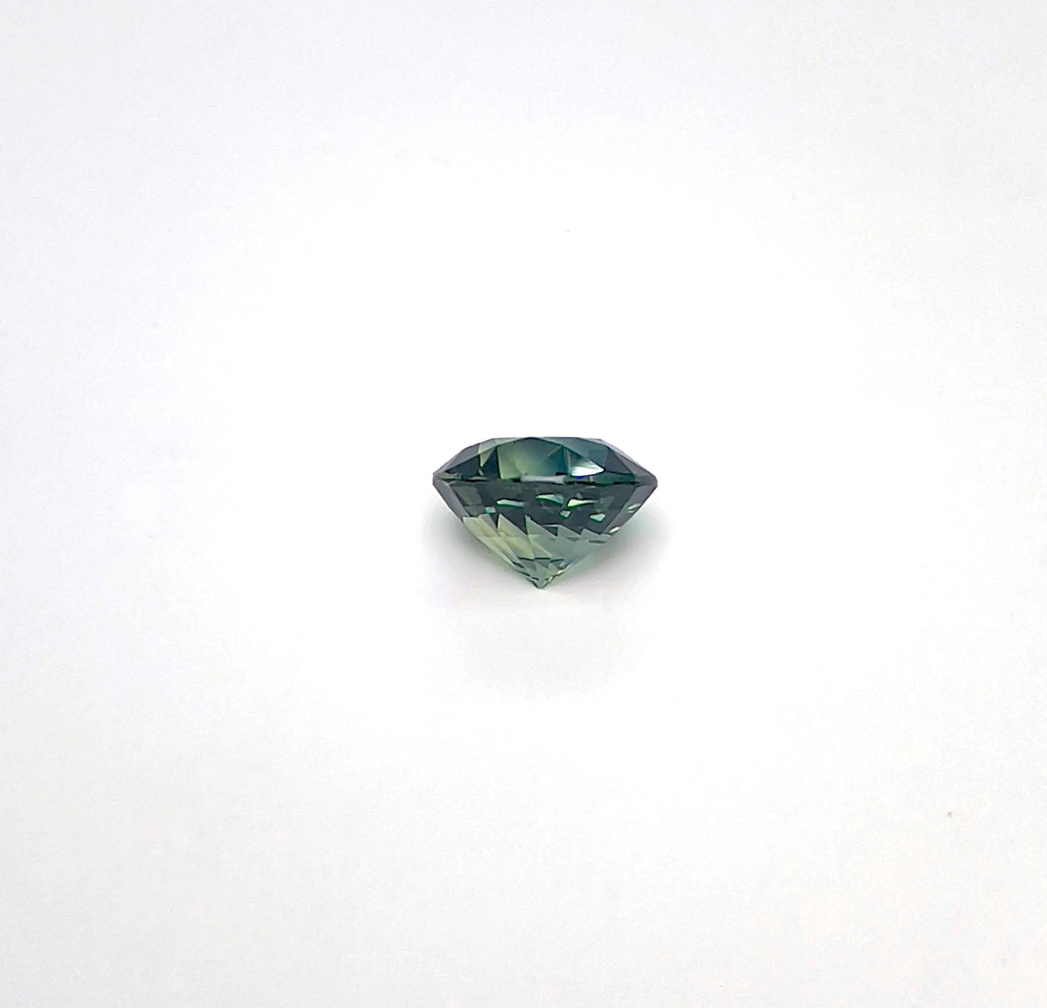 1.72 carat Parti Sapphire is well cut to bring out the best colour and luster, - NASHGEMS