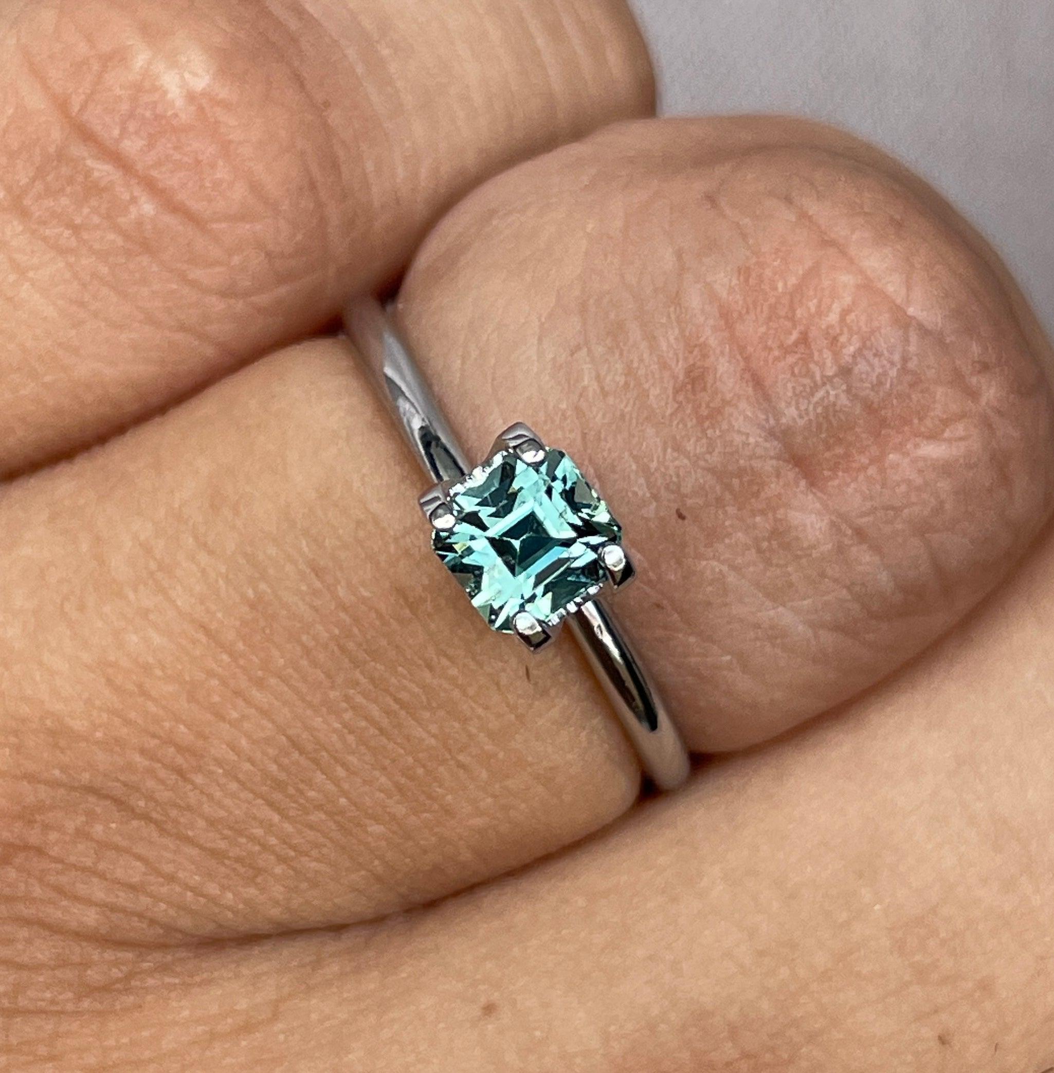 1.03 Carat Teal Sapphire