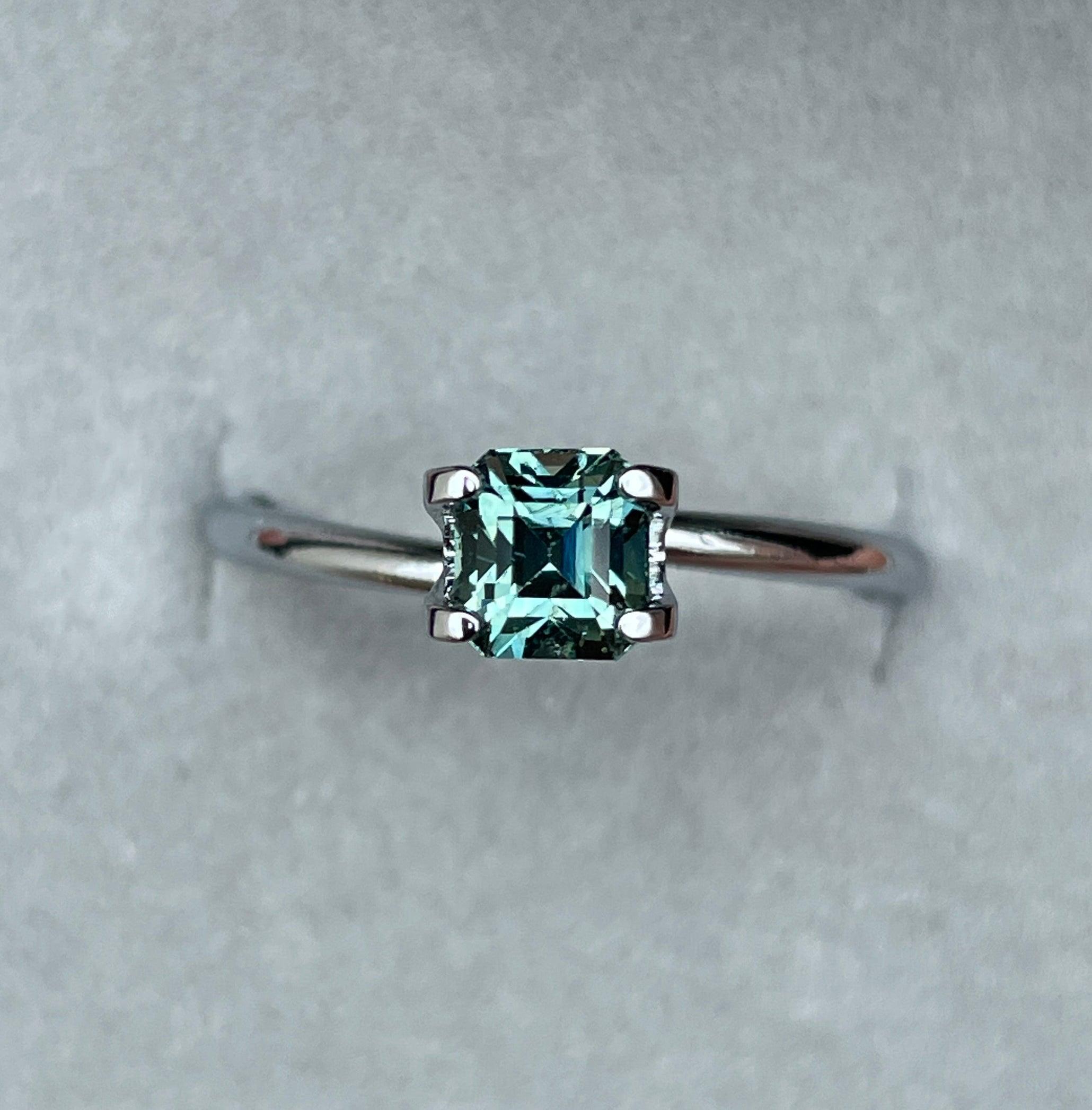 1.03 Carat Teal Sapphire