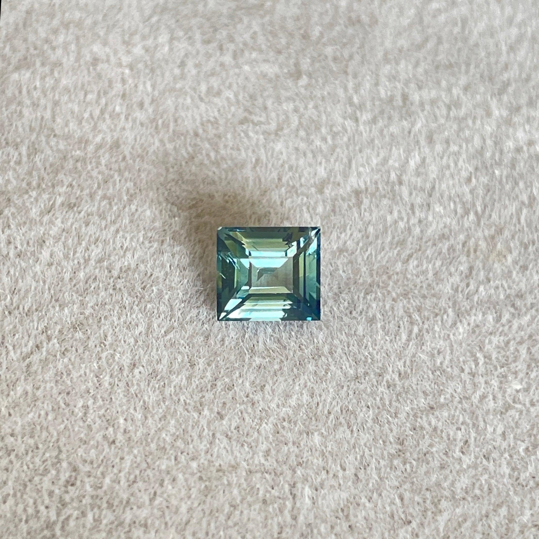 0.88 Carat Teal Sapphire
