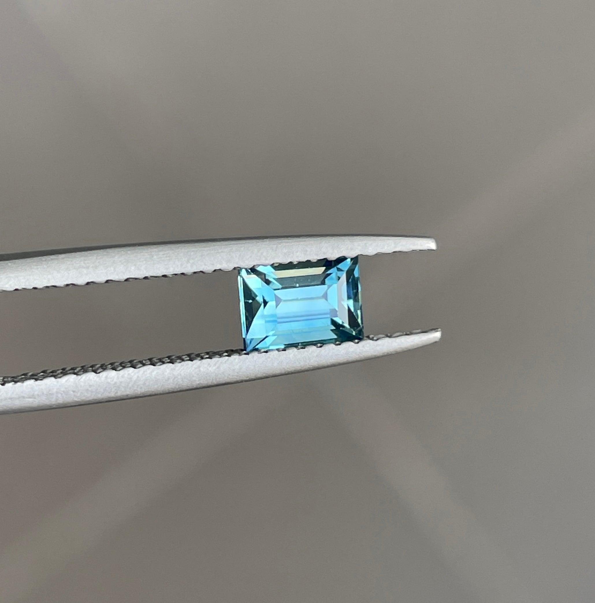 0.78 Carat Teal Sapphire