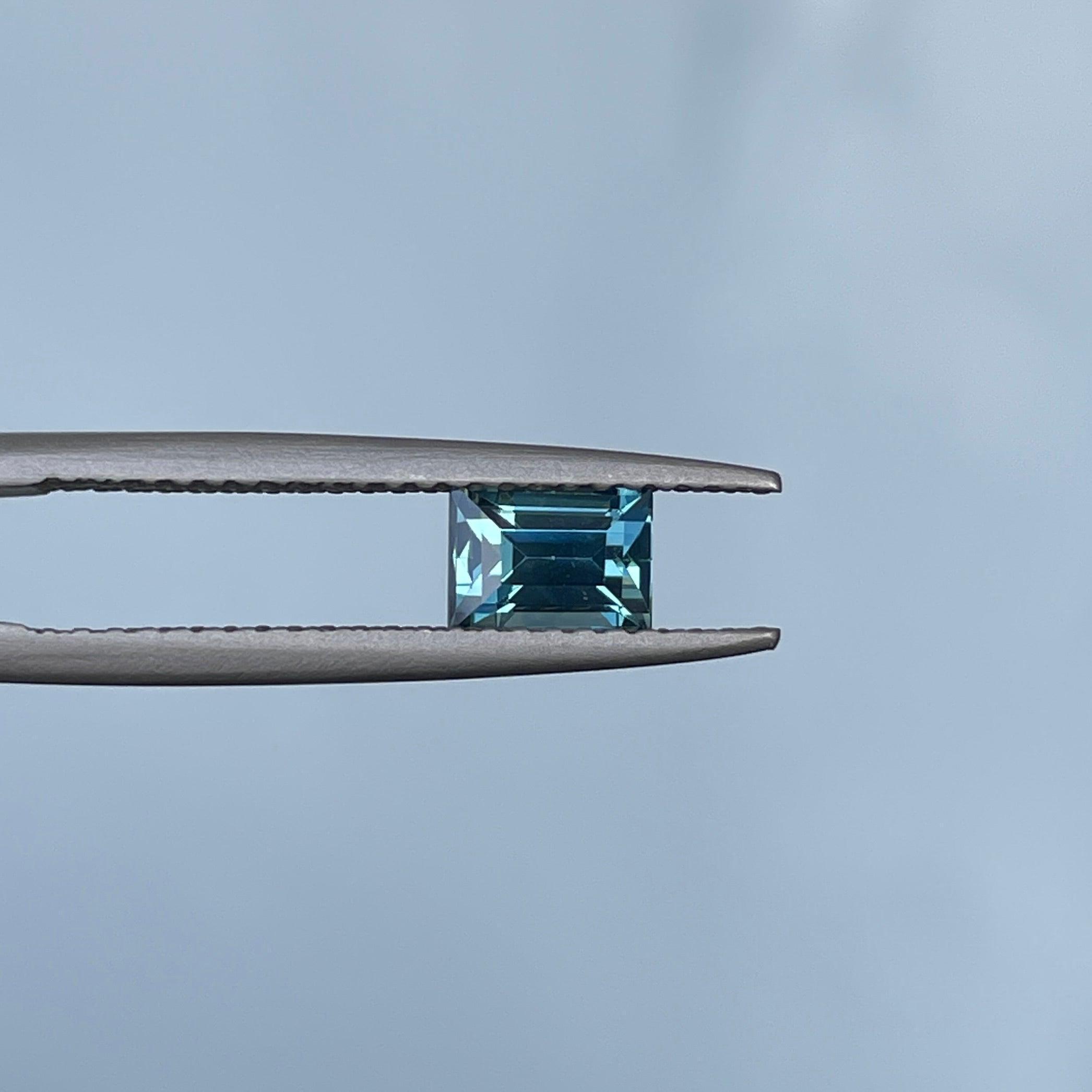 0.78 Carat Teal Sapphire