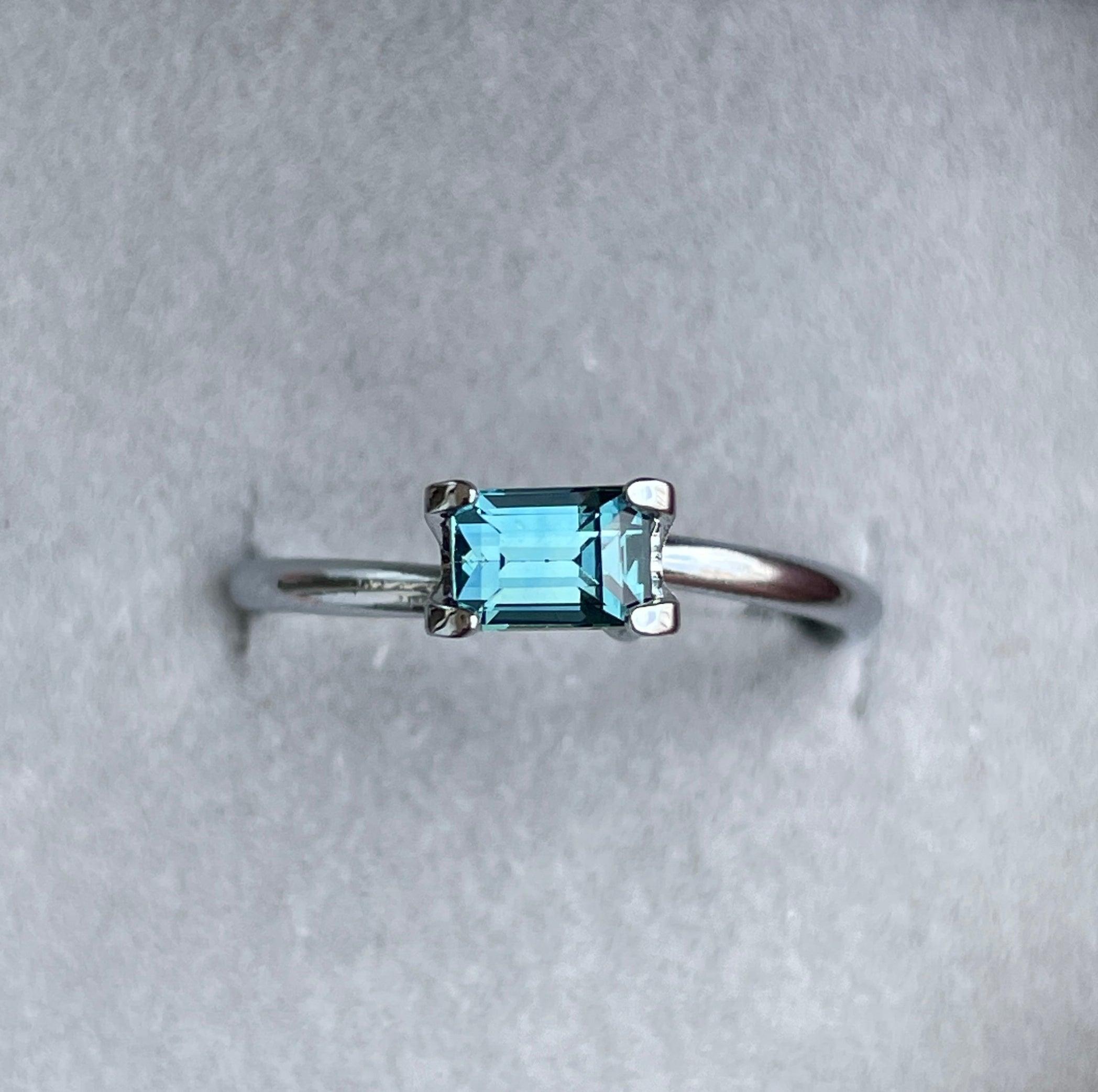 0.78 Carat Teal Sapphire