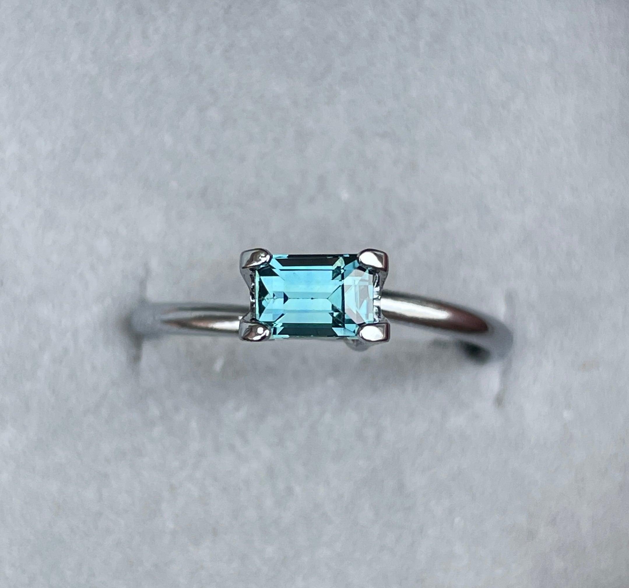 0.78 Carat Teal Sapphire